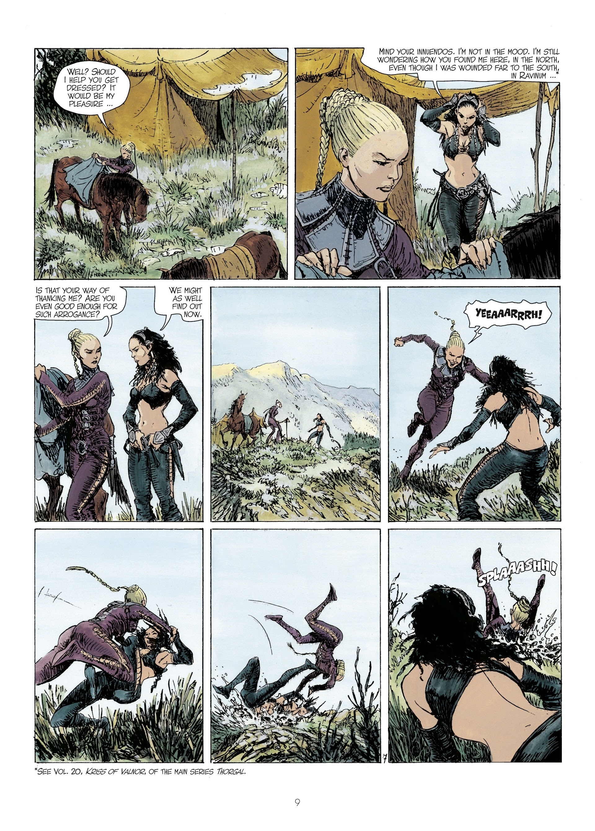 Read online The World of Thorgal: Kriss of Valnor: Worthy of a Queen comic -  Issue # Full - 11