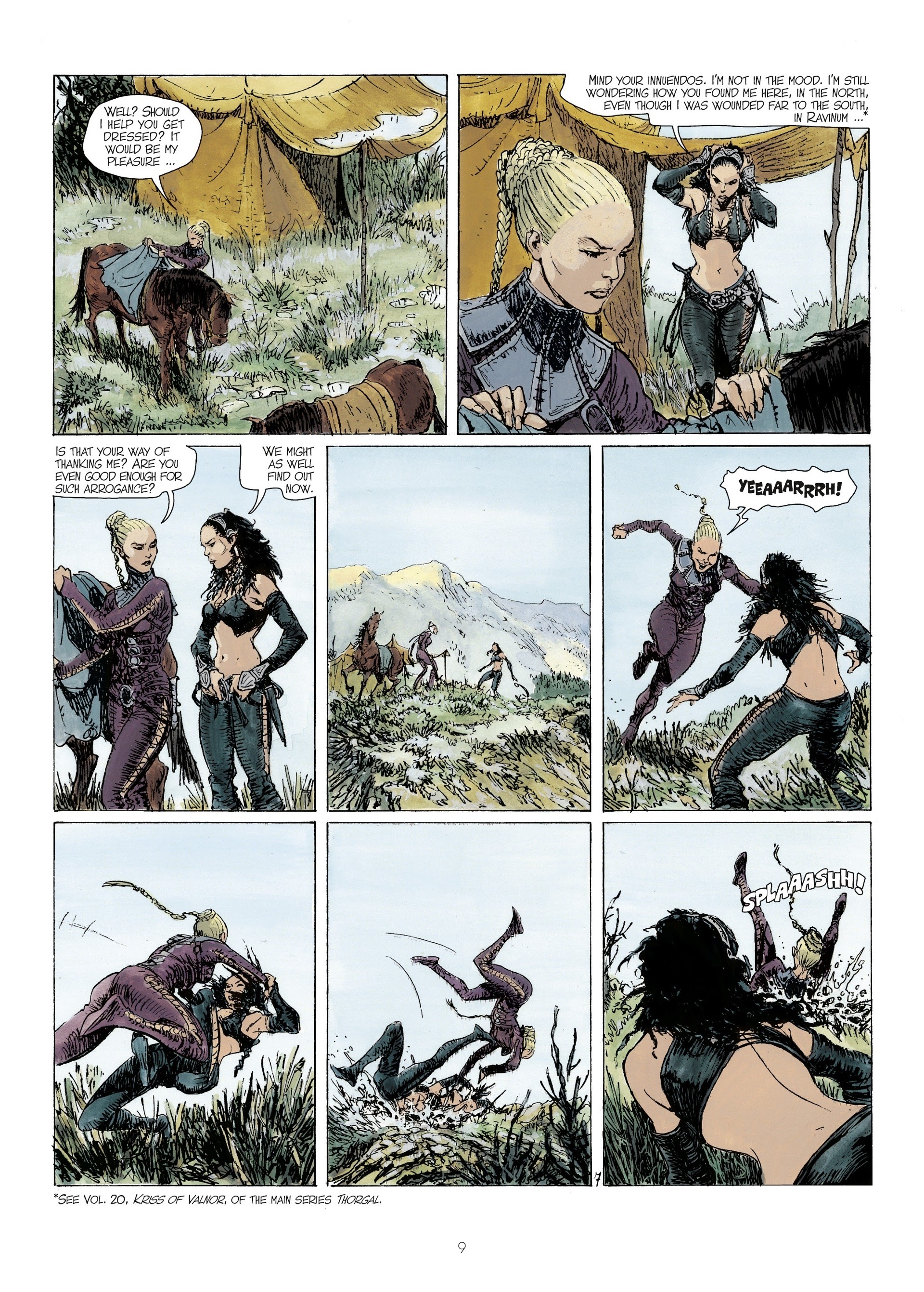 Read online The World of Thorgal: Kriss of Valnor: Worthy of a Queen comic -  Issue # Full - 11