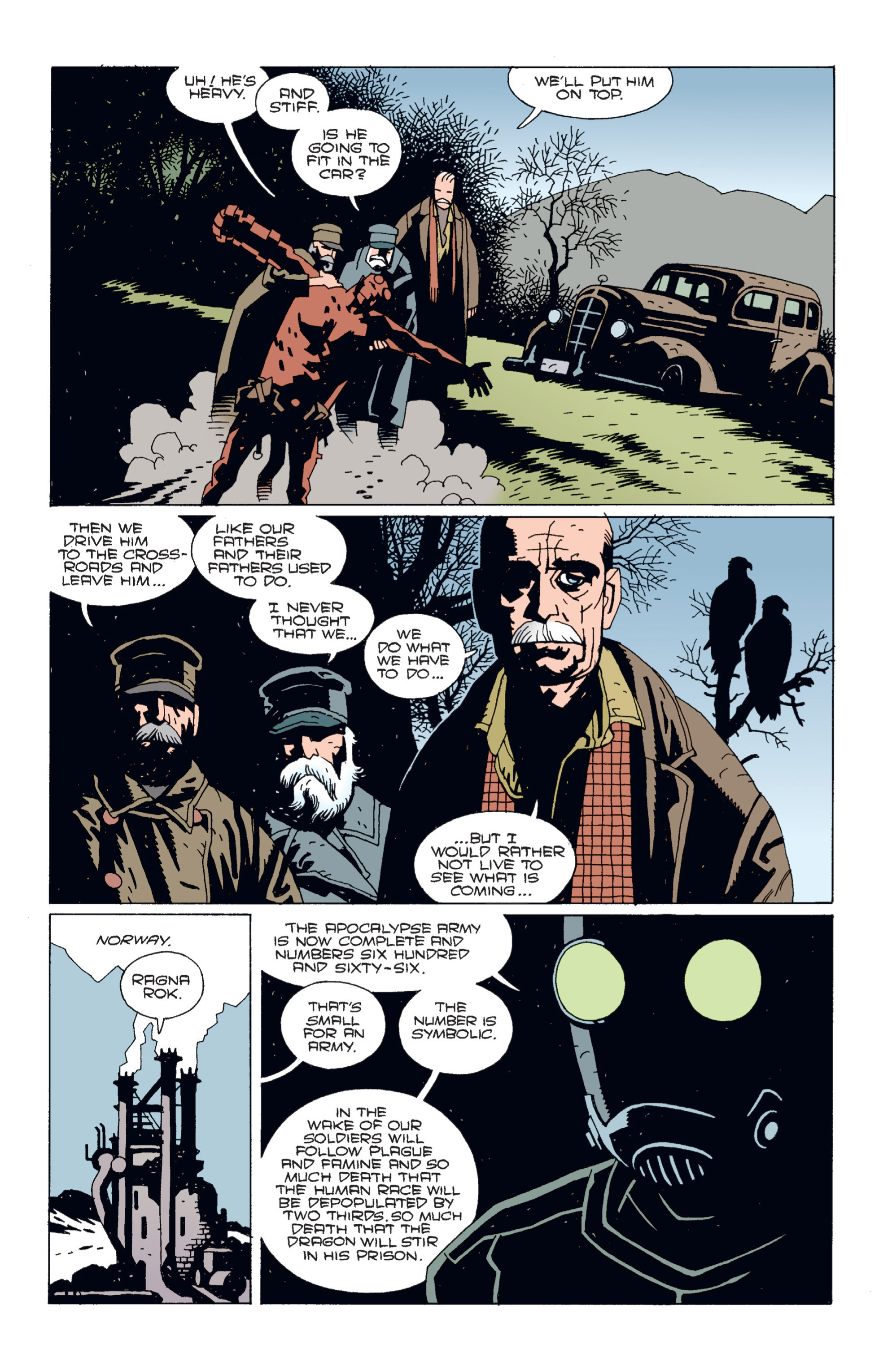 Read online Hellboy comic -  Issue #2 - 100