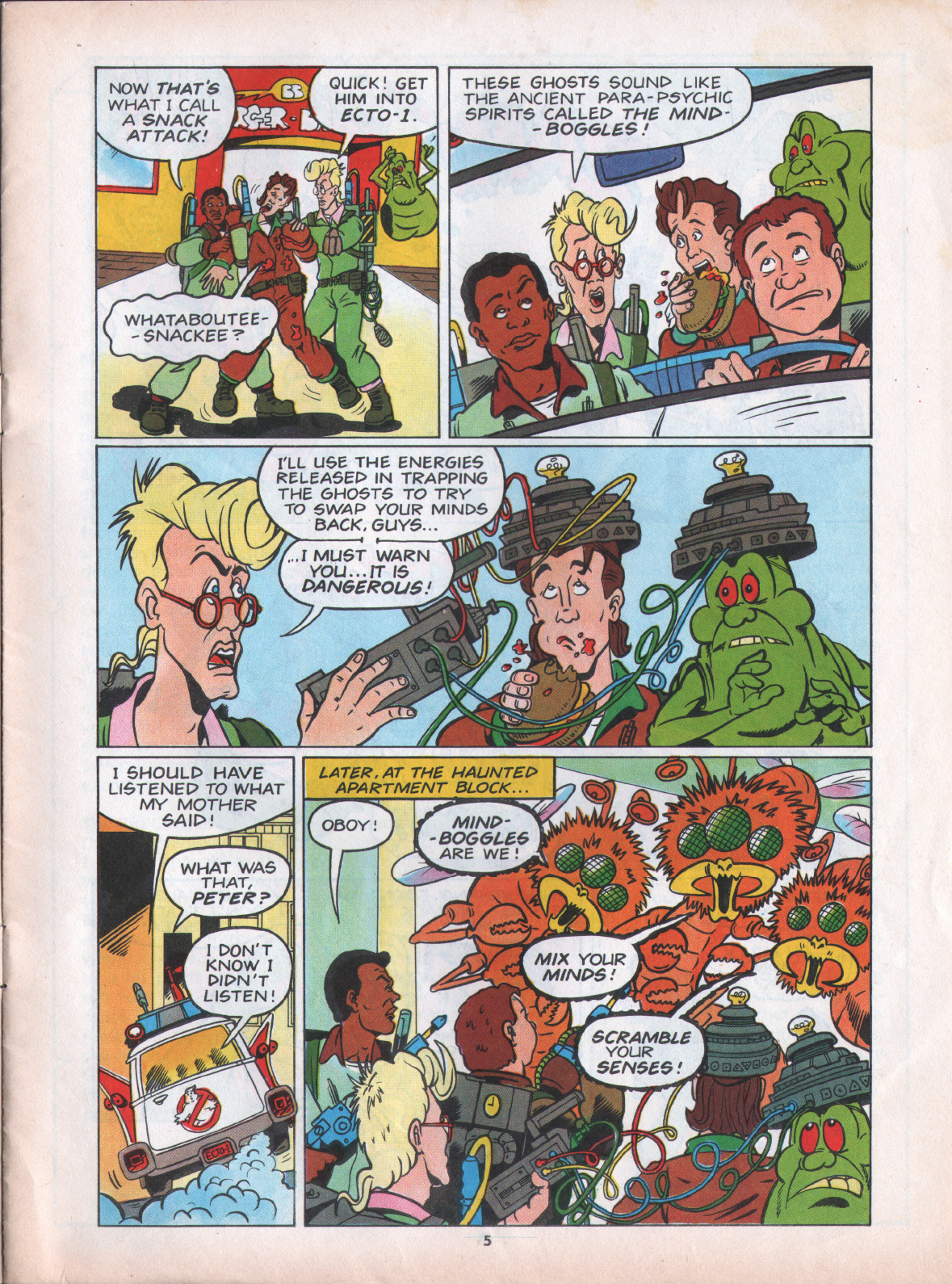 Read online The Real Ghostbusters comic -  Issue #31 - 5