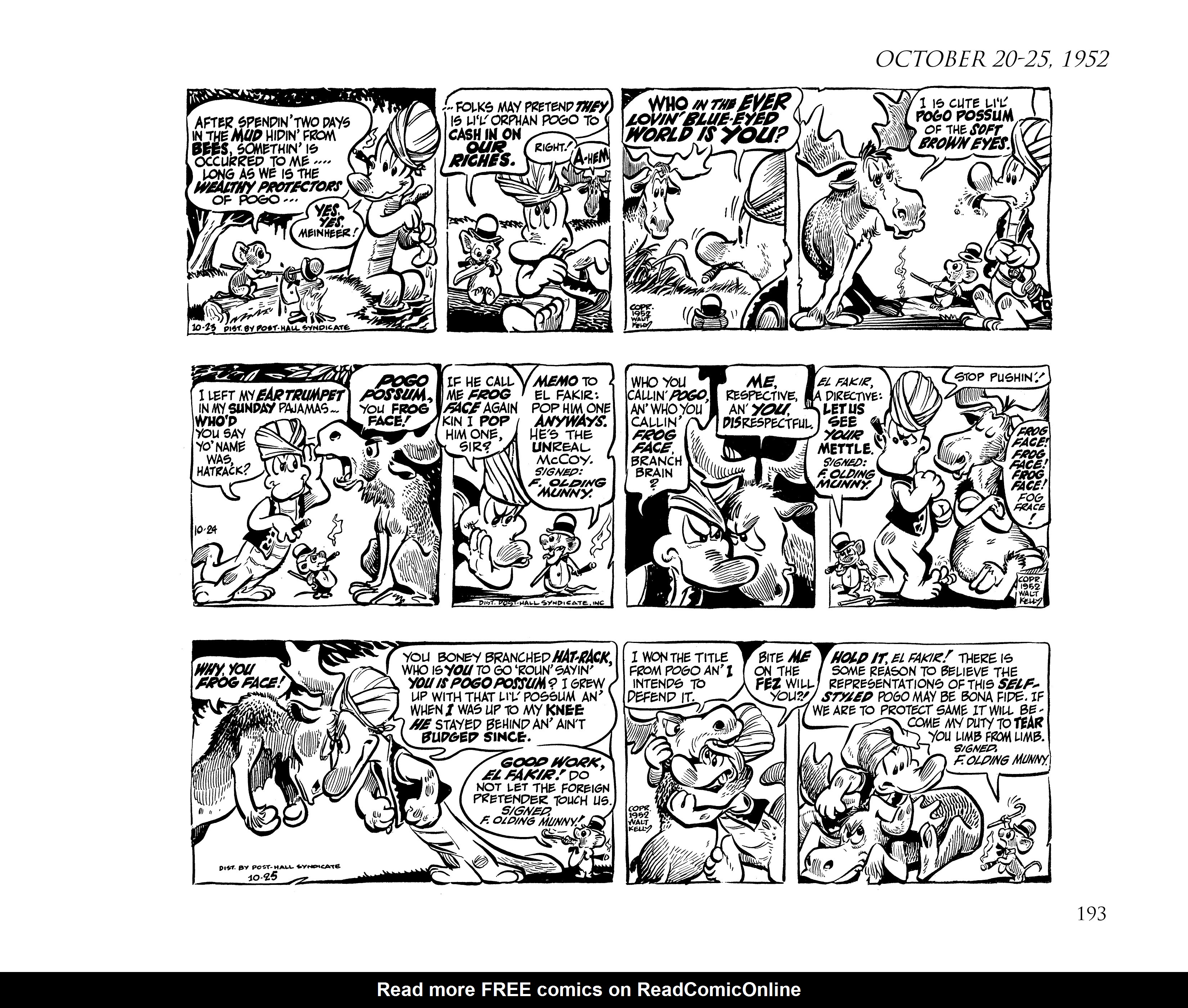 Read online Pogo by Walt Kelly: The Complete Syndicated Comic Strips comic -  Issue # TPB 2 (Part 3) - 11