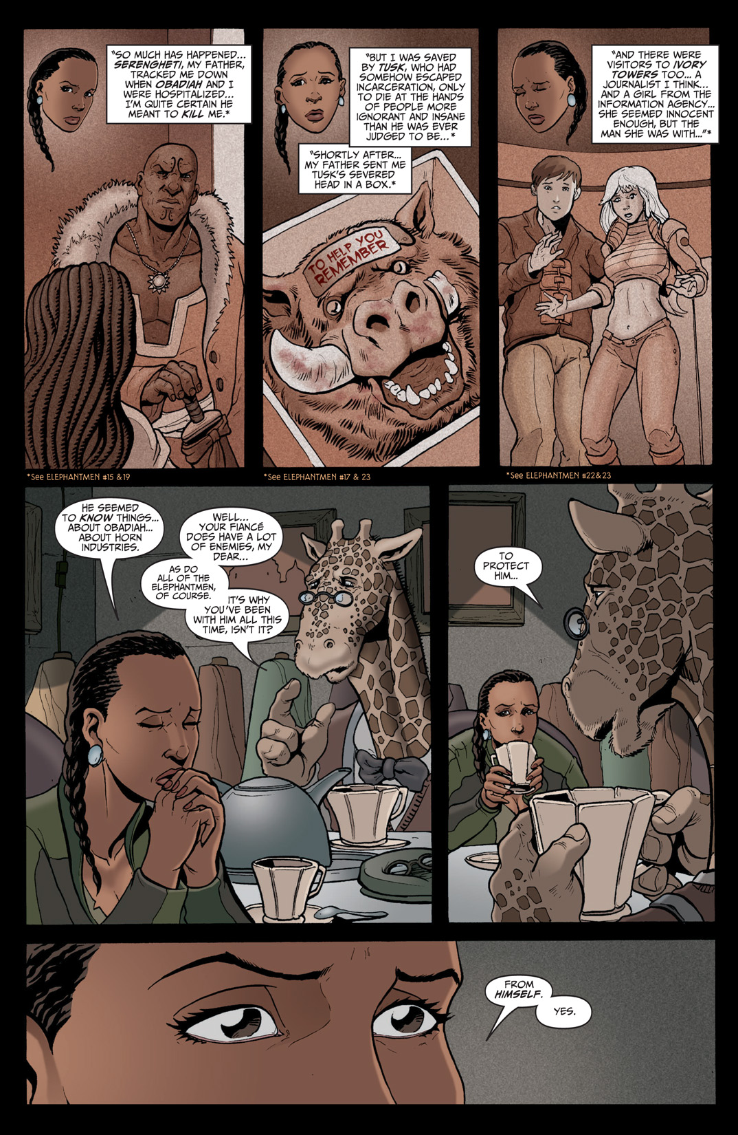 Read online Elephantmen comic -  Issue #27 - 18