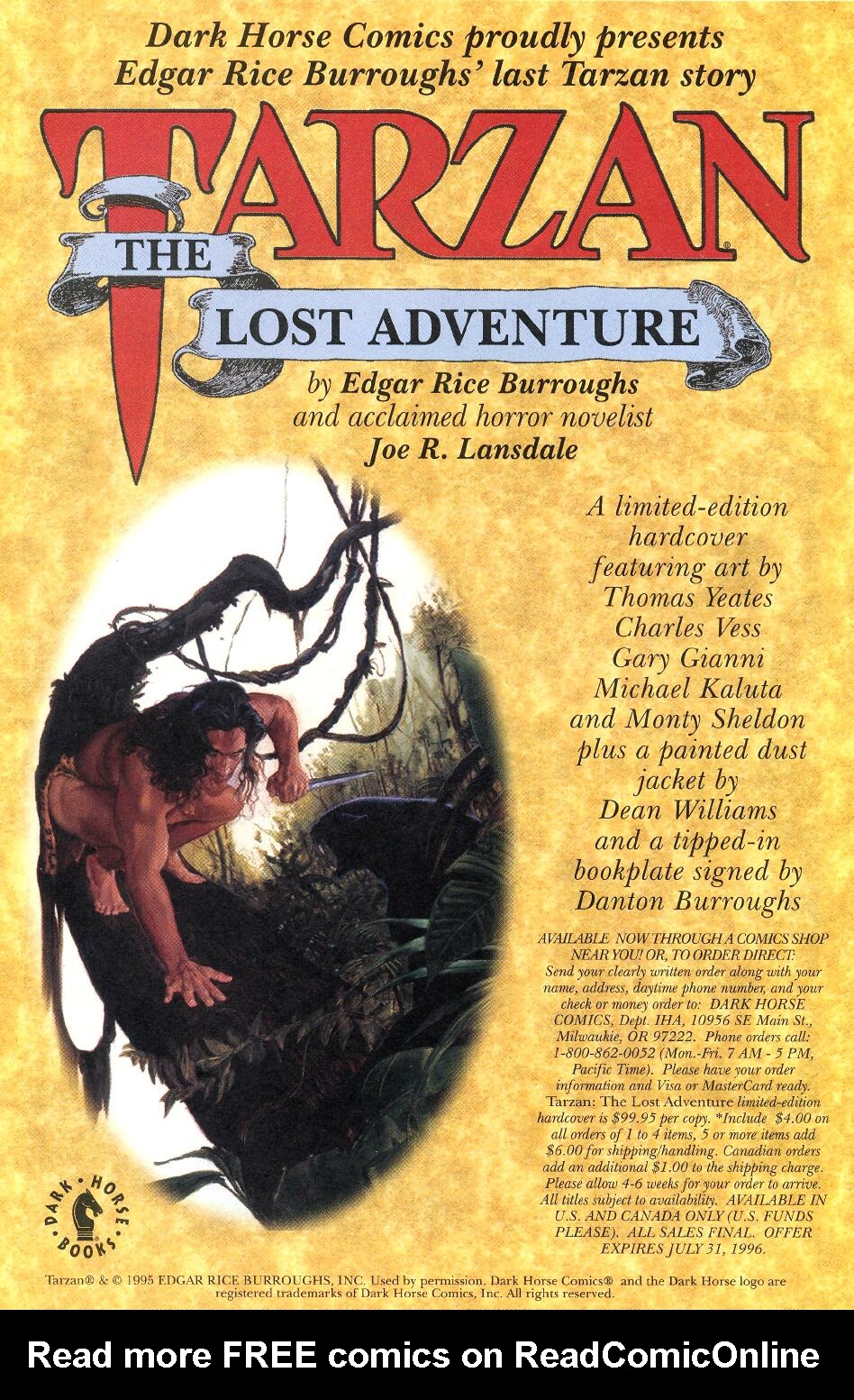 Read online Tarzan (1996) comic -  Issue #18 - 34