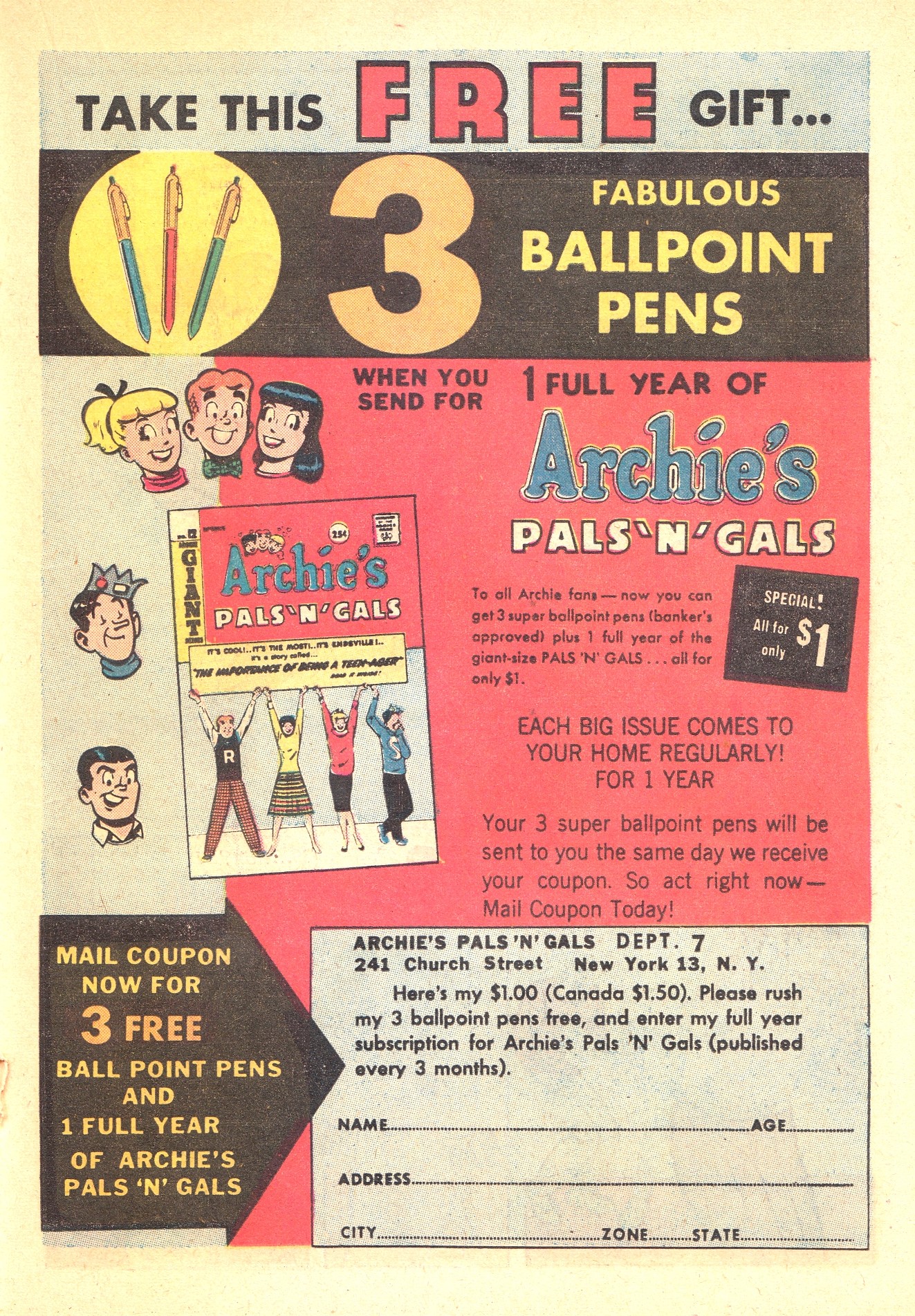 Read online Archie's Pal Jughead comic -  Issue #65 - 19