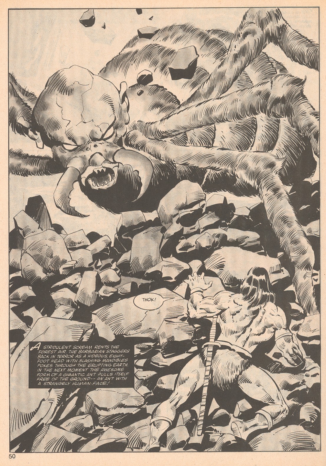 Read online The Savage Sword Of Conan comic -  Issue #70 - 50