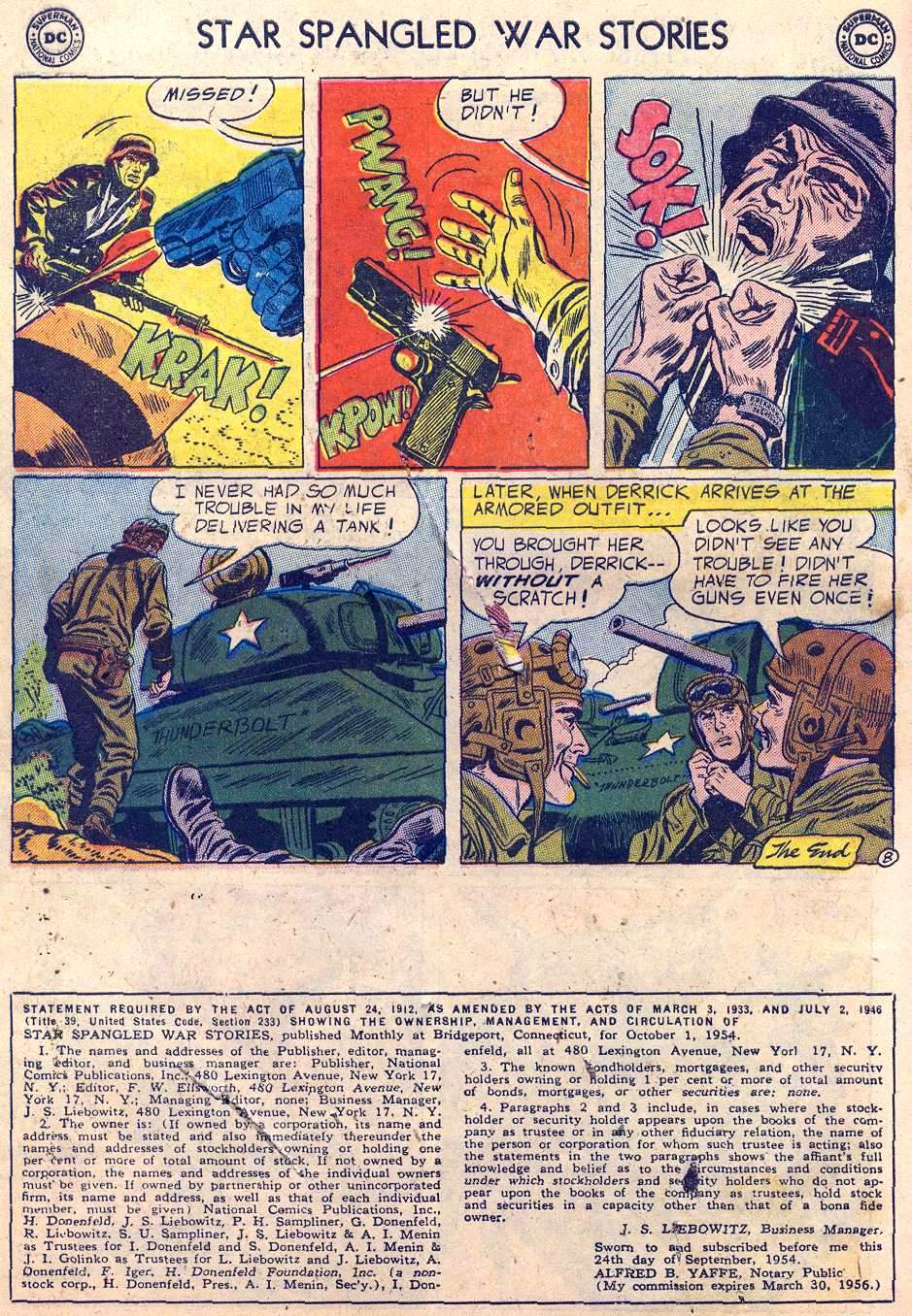 Read online Star Spangled War Stories (1952) comic -  Issue #30 - 10