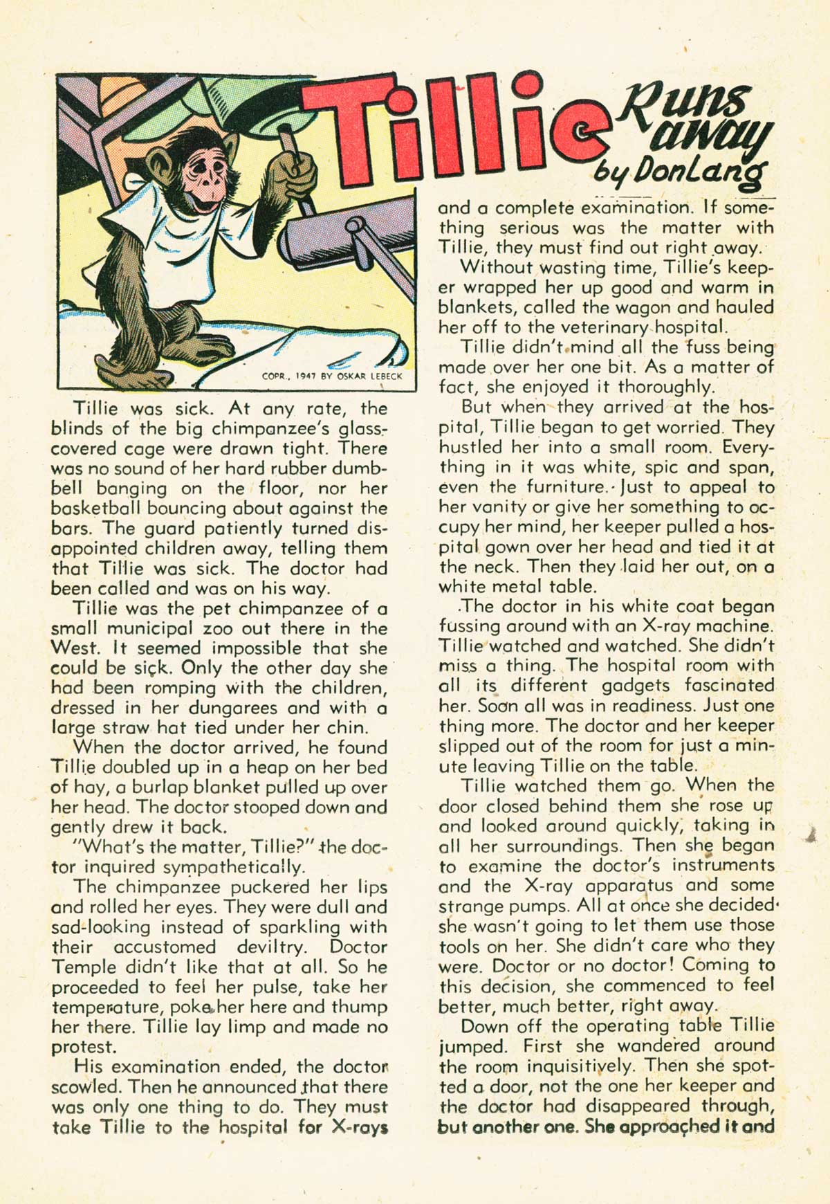 Read online Our Gang Comics comic -  Issue #36 - 35