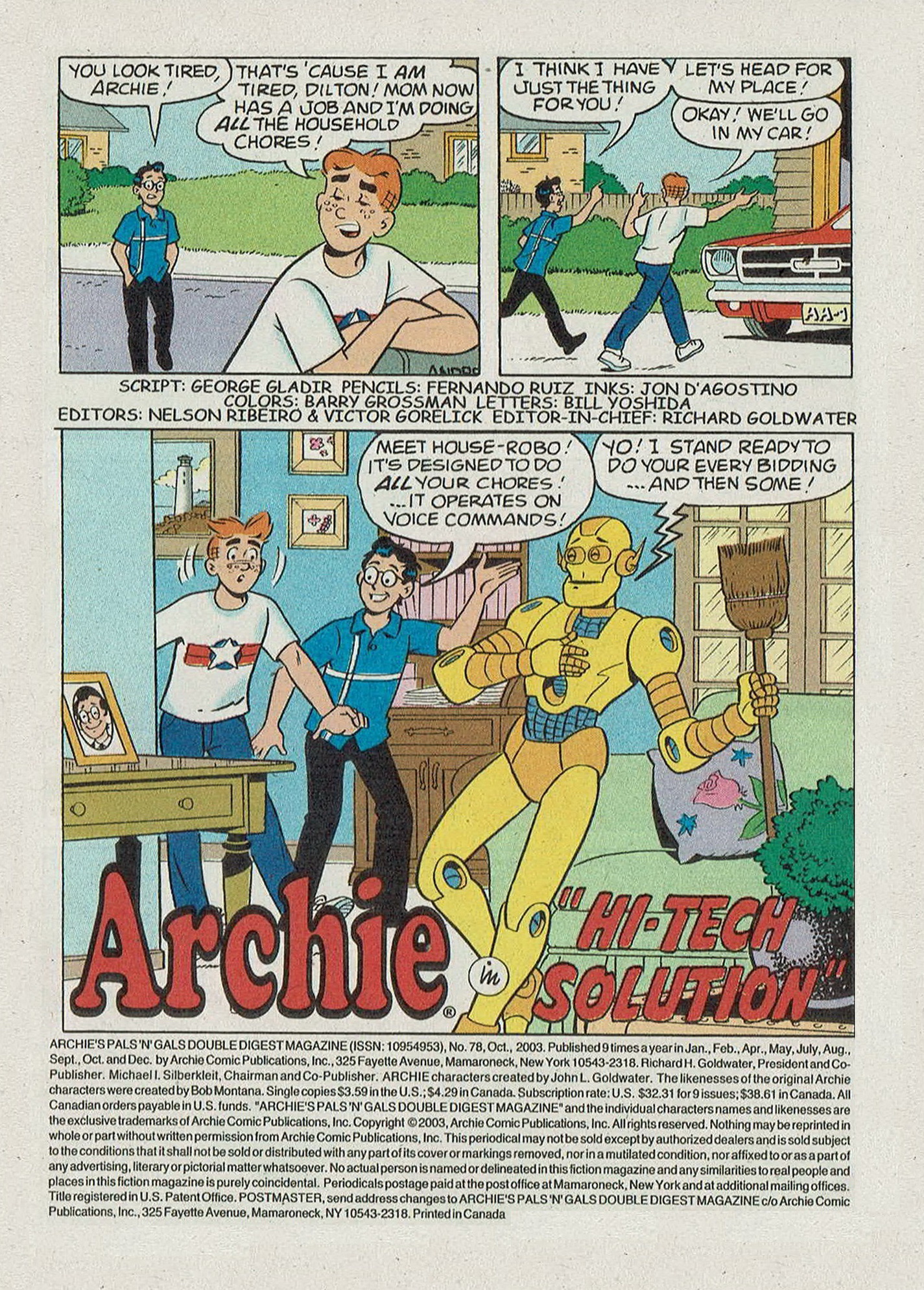 Read online Archie's Pals 'n' Gals Double Digest Magazine comic -  Issue #78 - 3