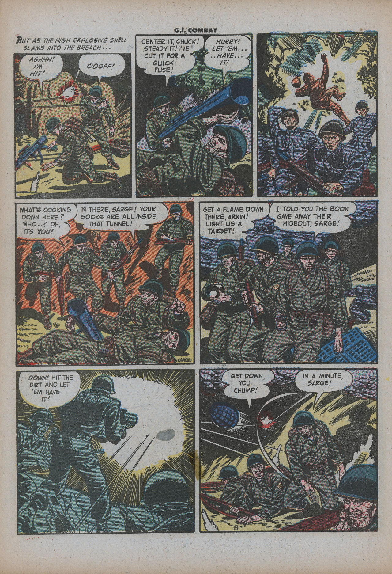 Read online G.I. Combat (1952) comic -  Issue #8 - 11