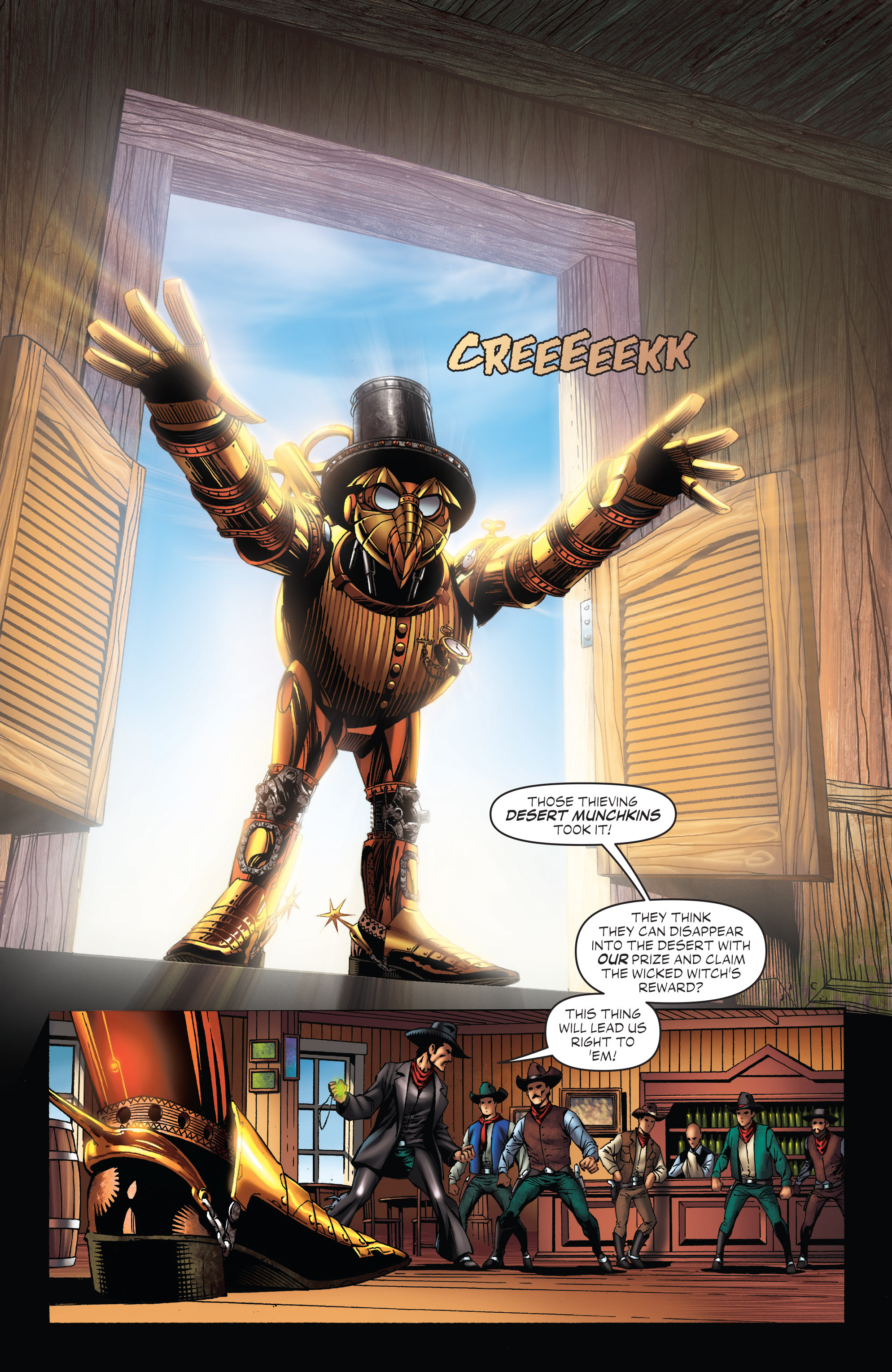 Read online Legends of Oz: Tik-Tok and the Kalidah comic -  Issue #1 - 5