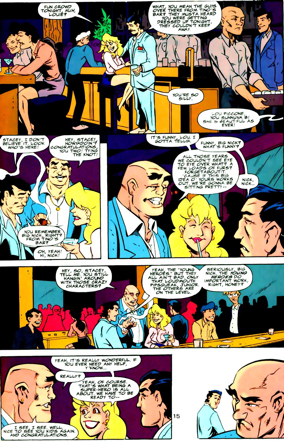 Read online Young Heroes in Love comic -  Issue #15 - 17