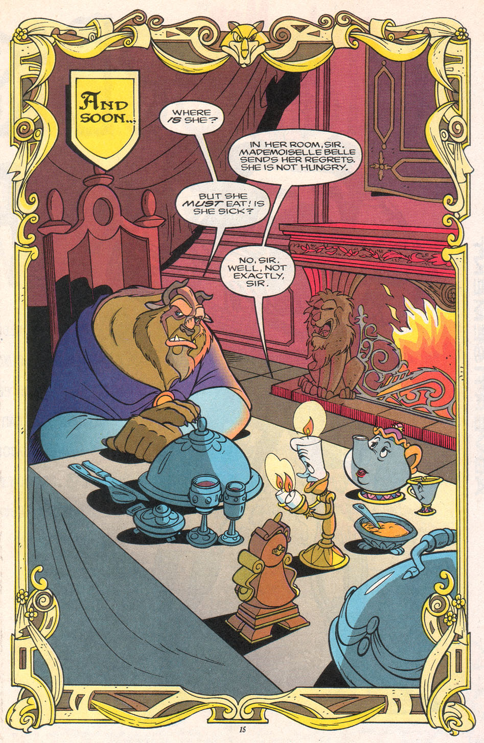 Read online Disney's Beauty and the Beast comic -  Issue #11 - 16