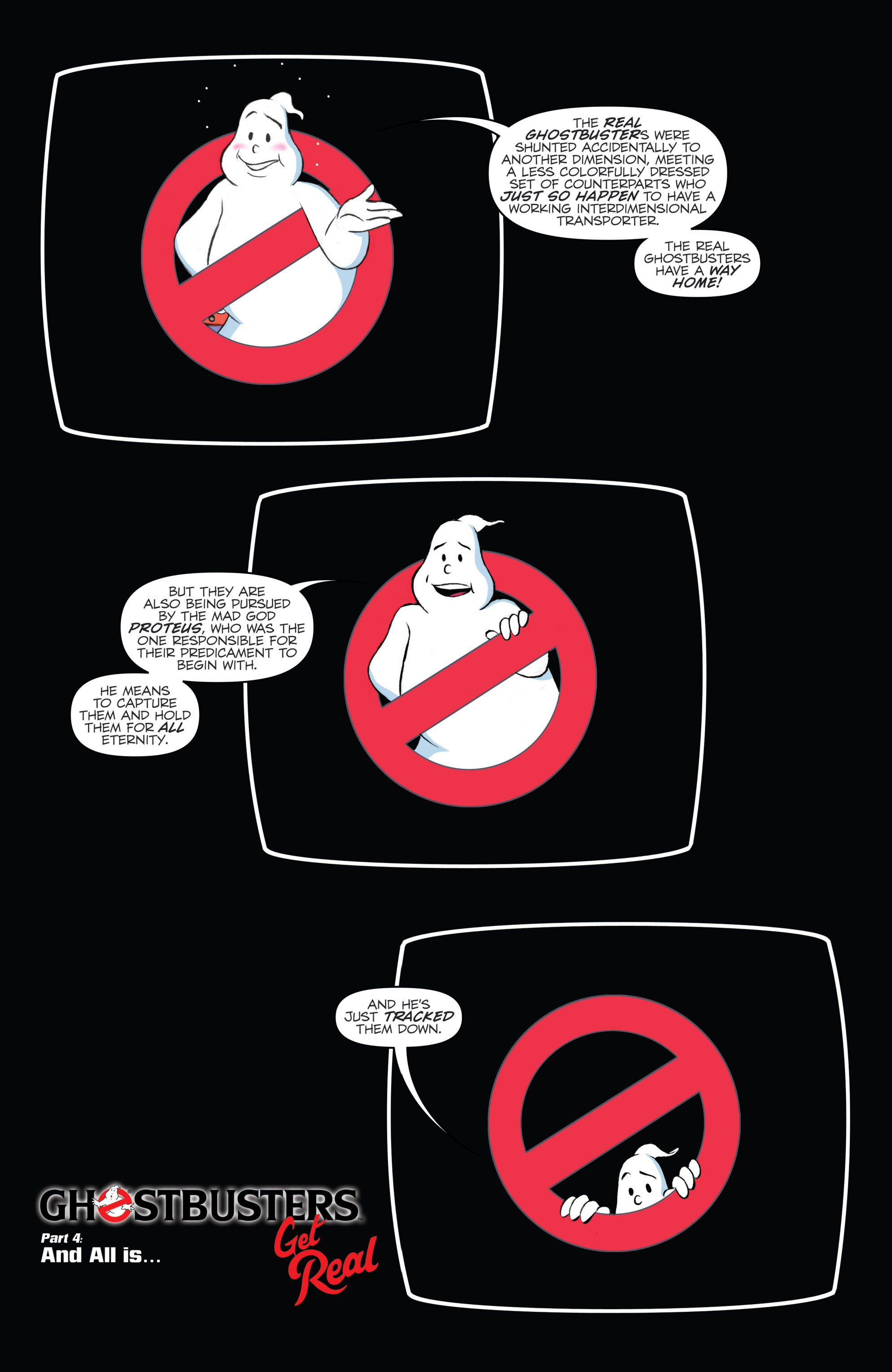 Read online Ghostbusters: Get Real comic -  Issue #4 - 4