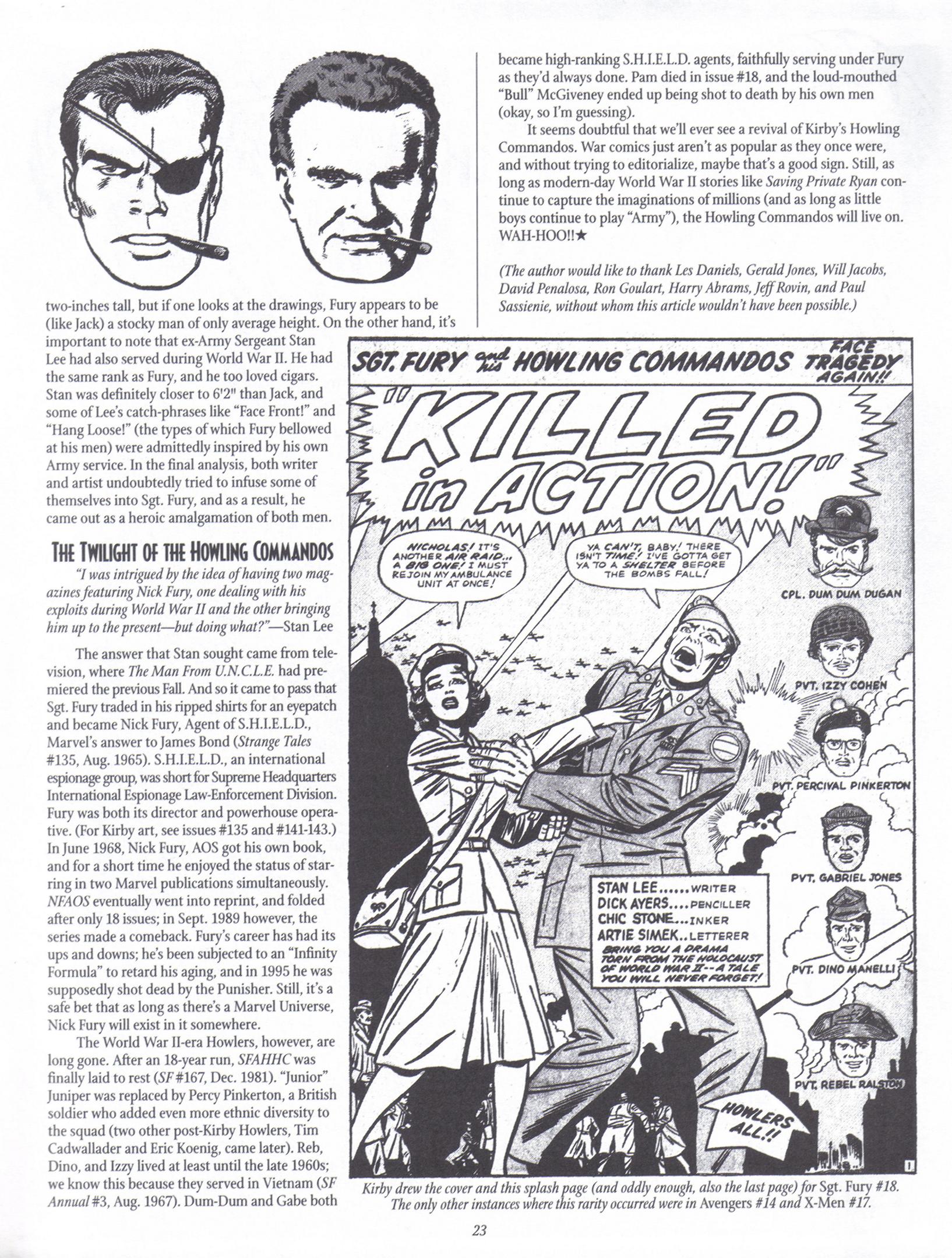 Read online The Jack Kirby Collector comic -  Issue #24 - 23