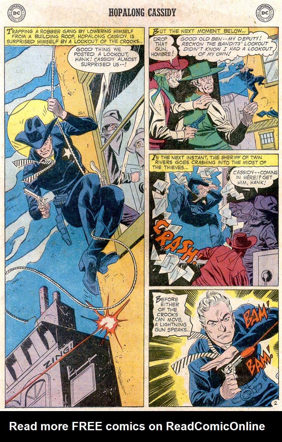 Read online Hopalong Cassidy comic -  Issue #134 - 4