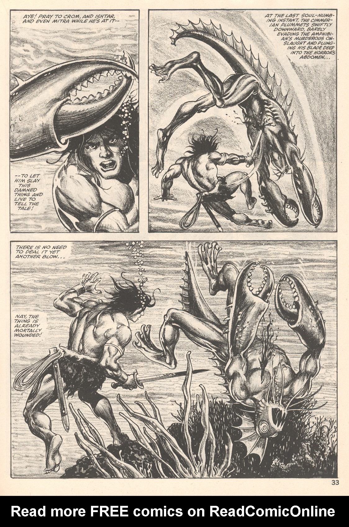 Read online The Savage Sword Of Conan comic -  Issue #80 - 33