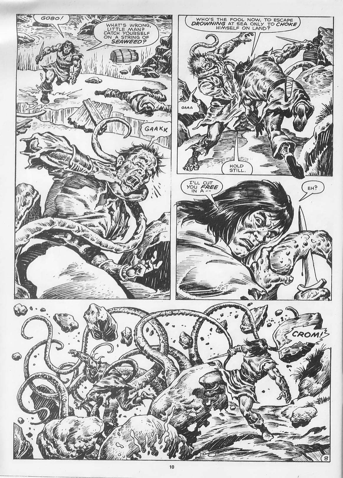 Read online The Savage Sword Of Conan comic -  Issue #166 - 12