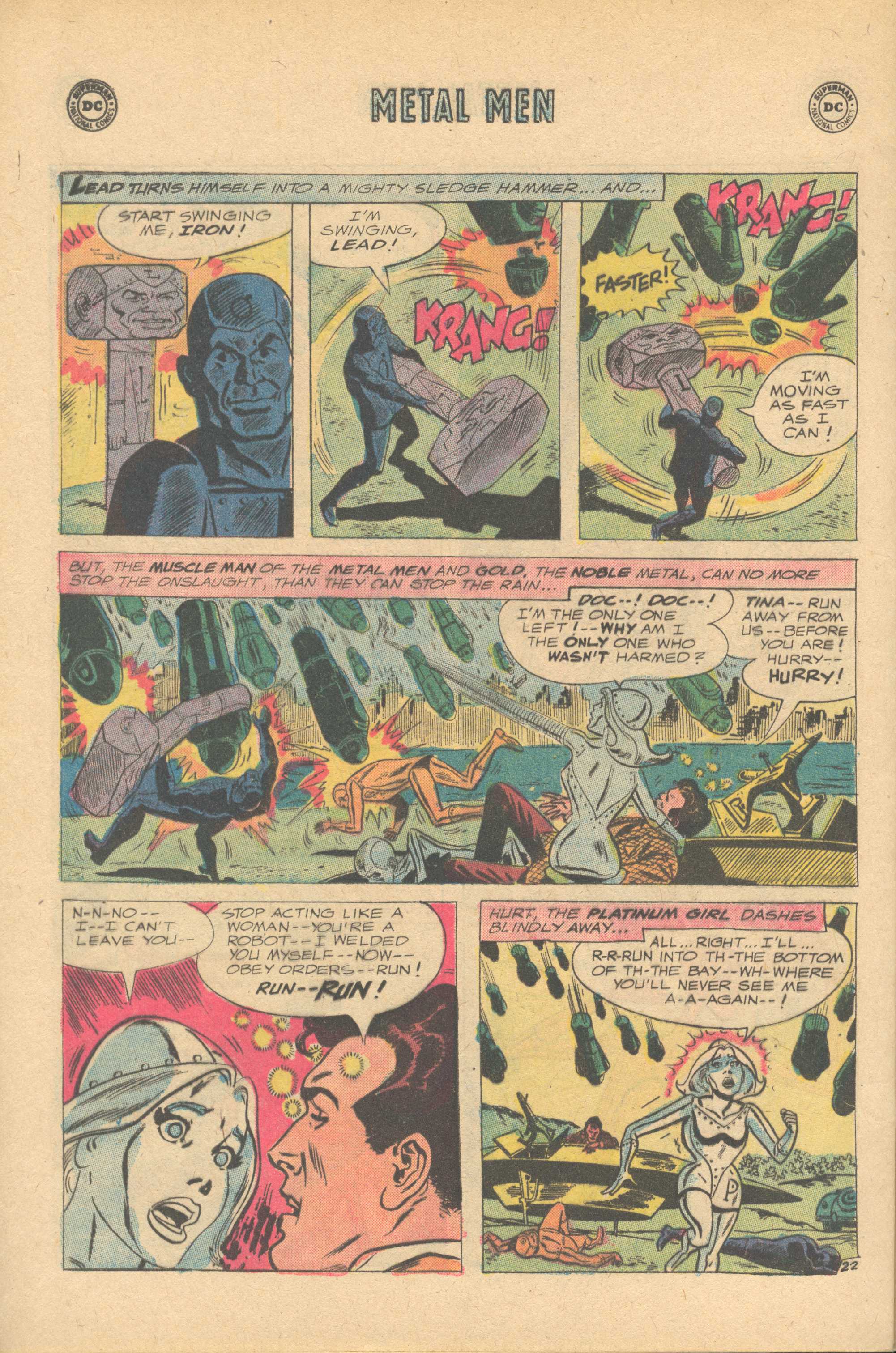 Read online Metal Men (1963) comic -  Issue #44 - 32