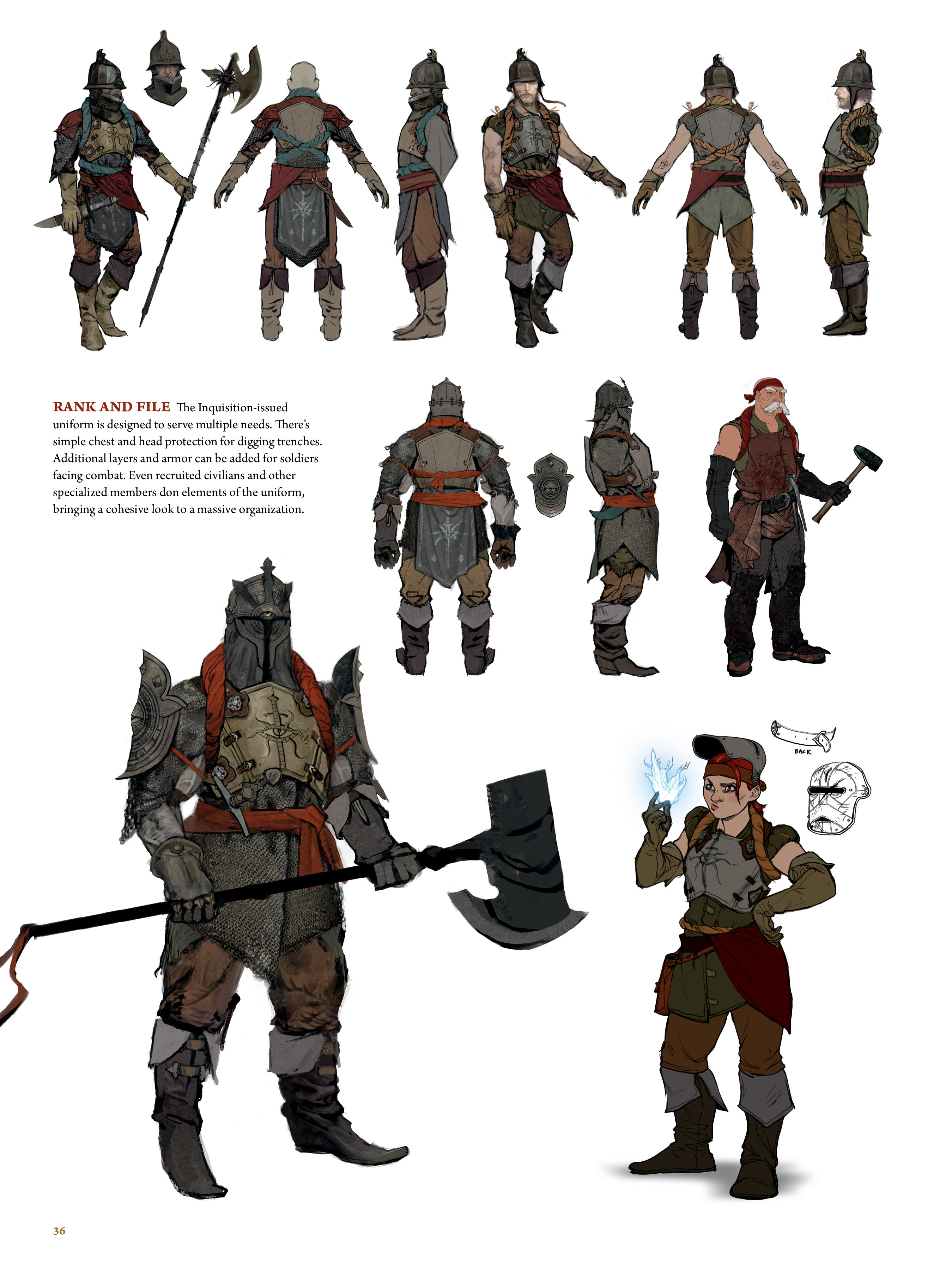 Read online The Art of Dragon Age: Inquisition comic -  Issue # TPB (Part 1) - 34