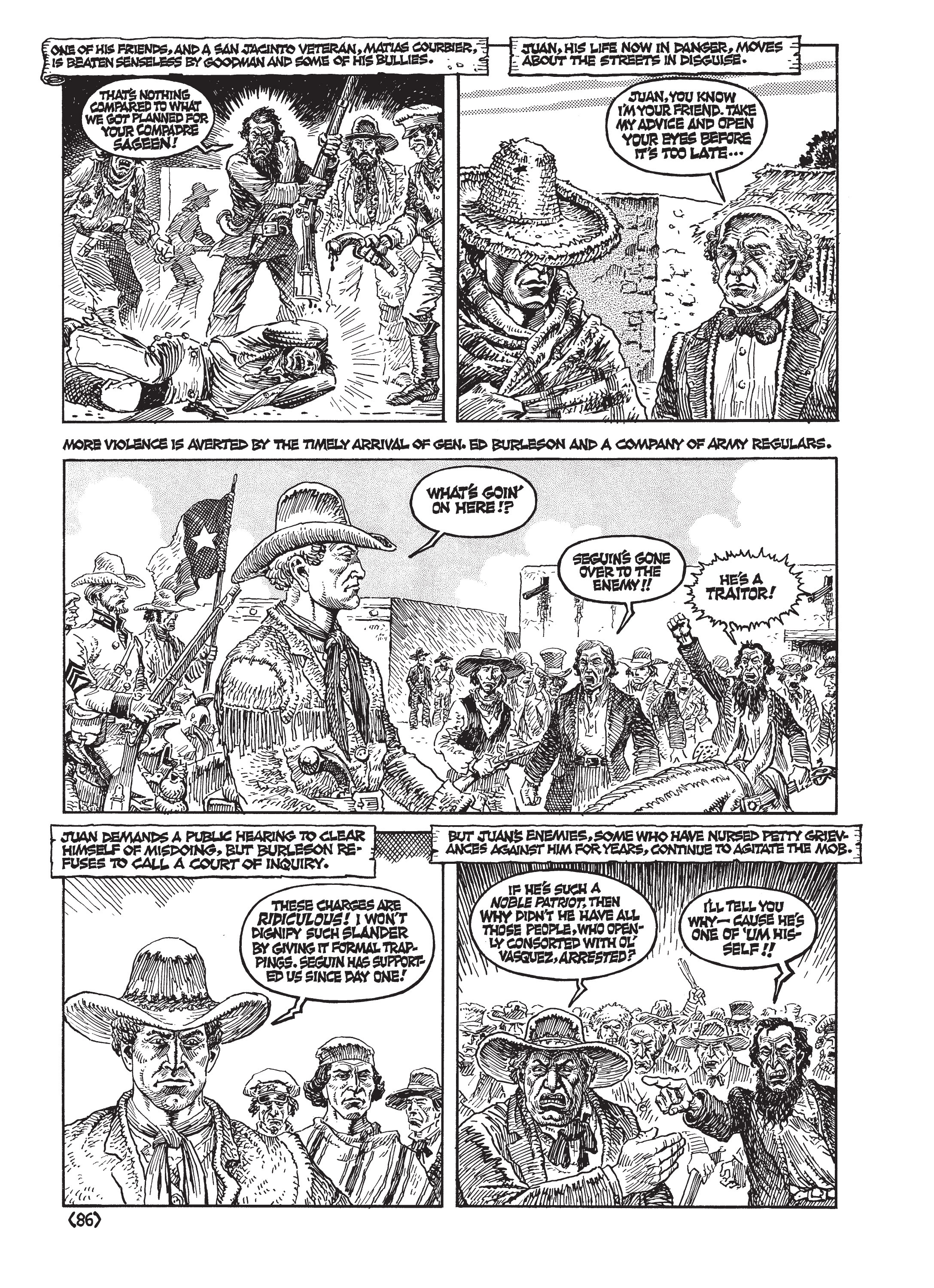 Read online Jack Jackson's American History: Los Tejanos and Lost Cause comic -  Issue # TPB (Part 1) - 89