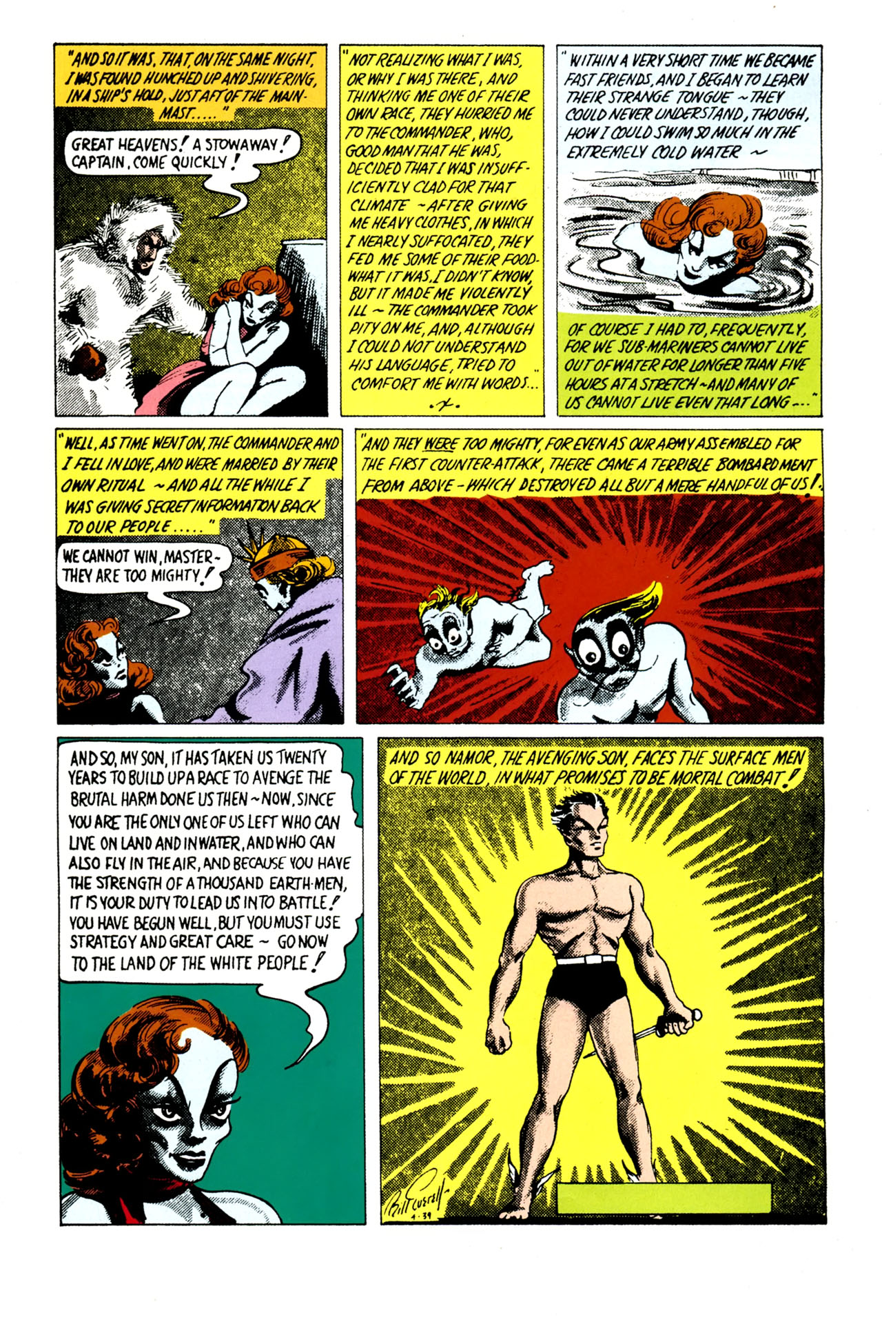 Read online Sub-Mariner Comics 70th Anniversary Special comic -  Issue # Full - 50