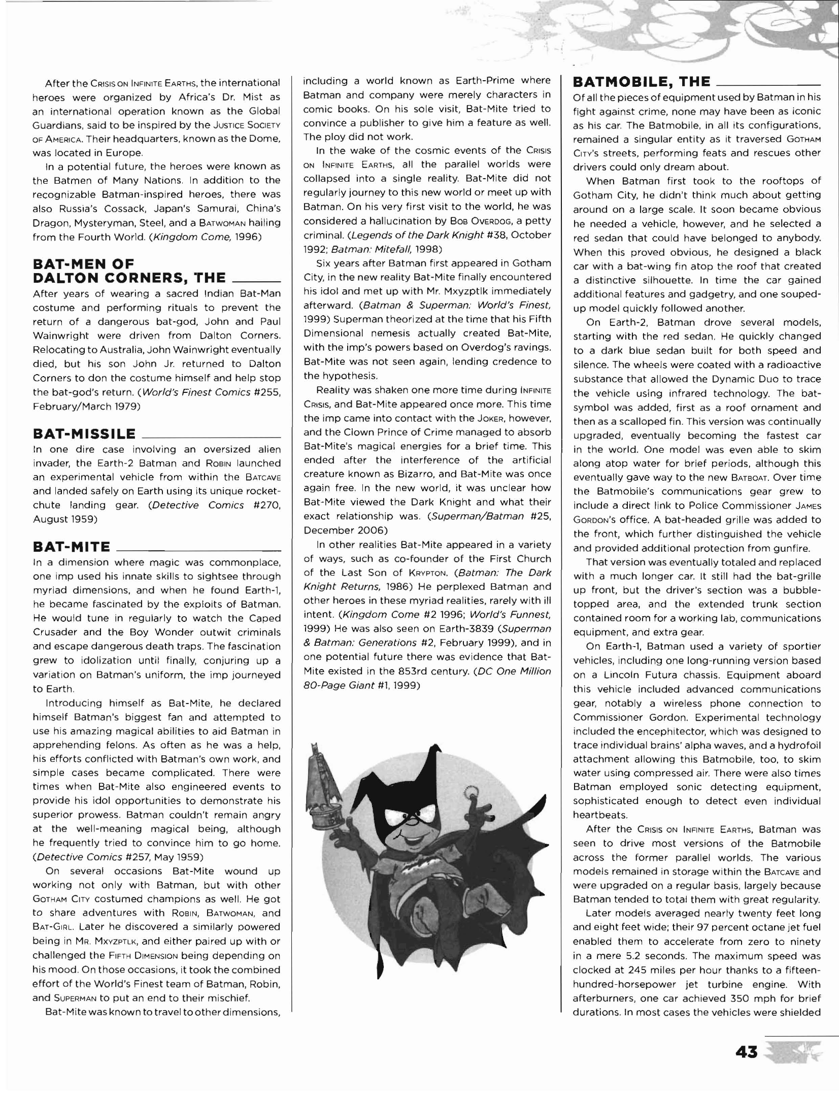 Read online The Essential Batman Encyclopedia comic -  Issue # TPB (Part 1) - 54