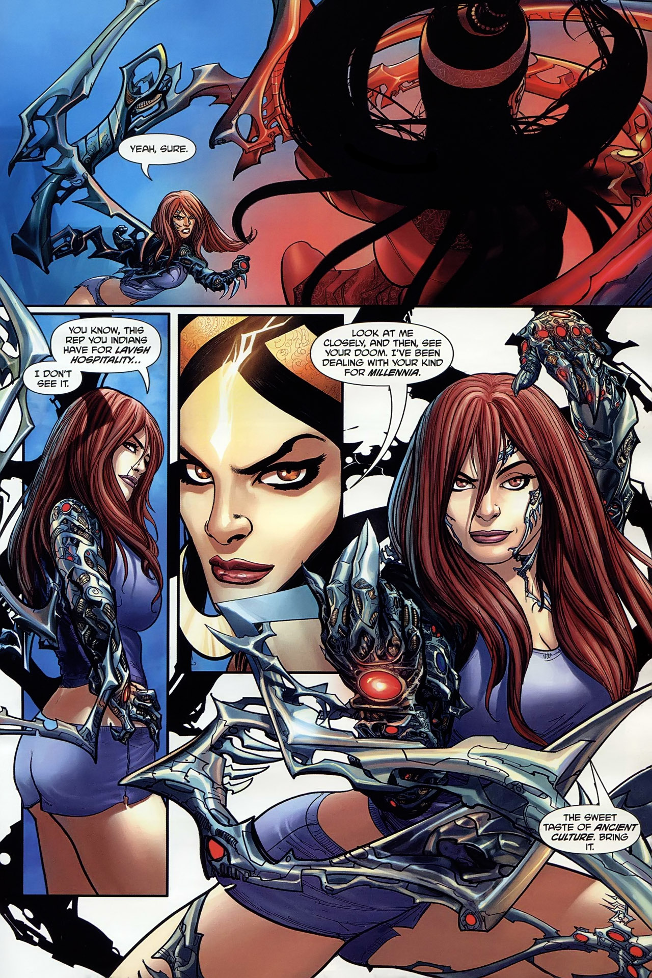 Read online Devi/Witchblade (2008) comic -  Issue # Full - 5