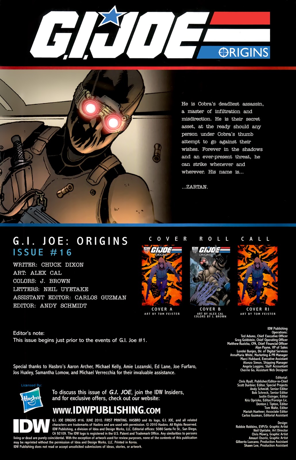 G.I. Joe: Origins issue 16 - Page 3
