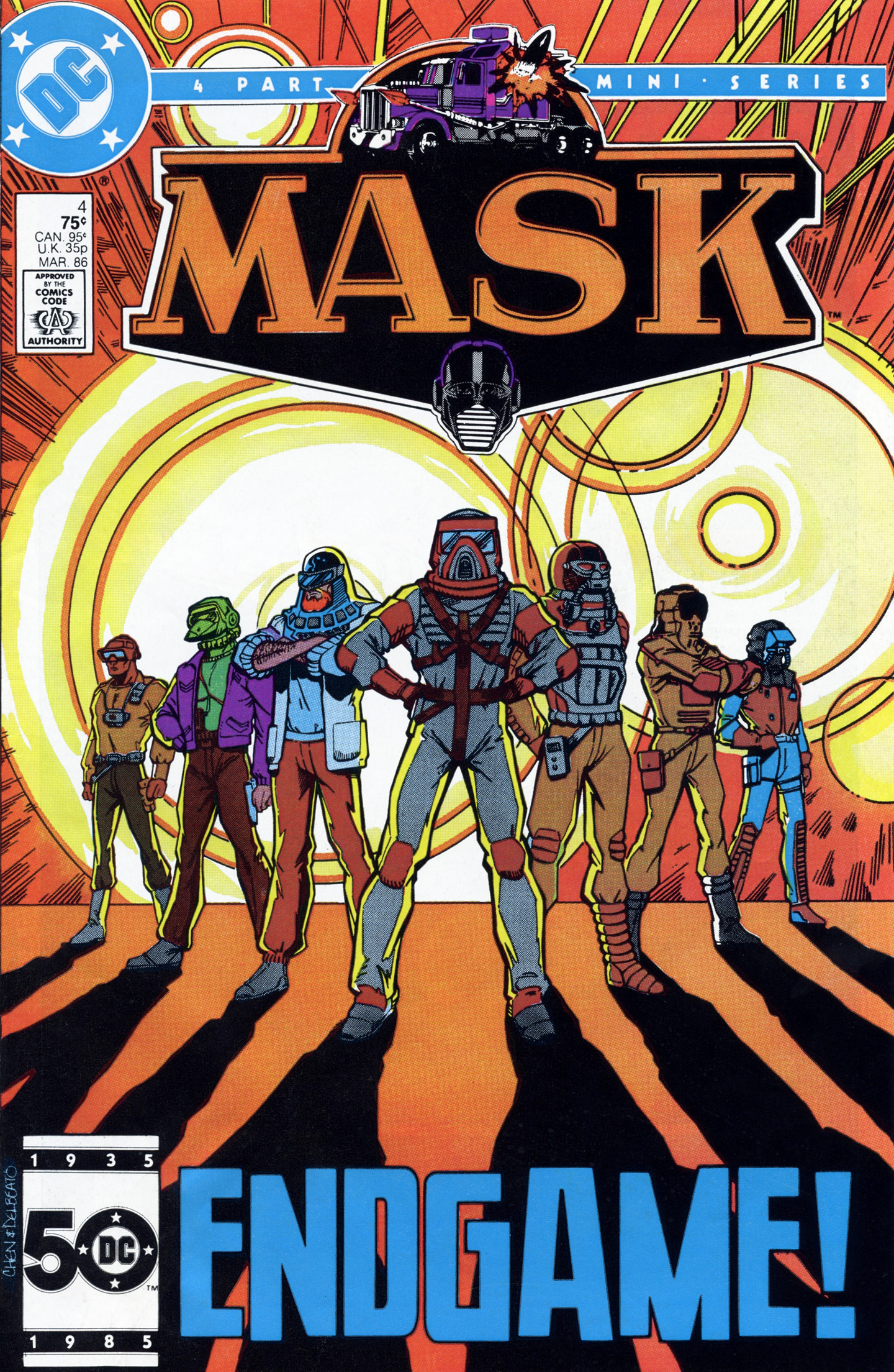 Read online MASK comic -  Issue #4 - 1