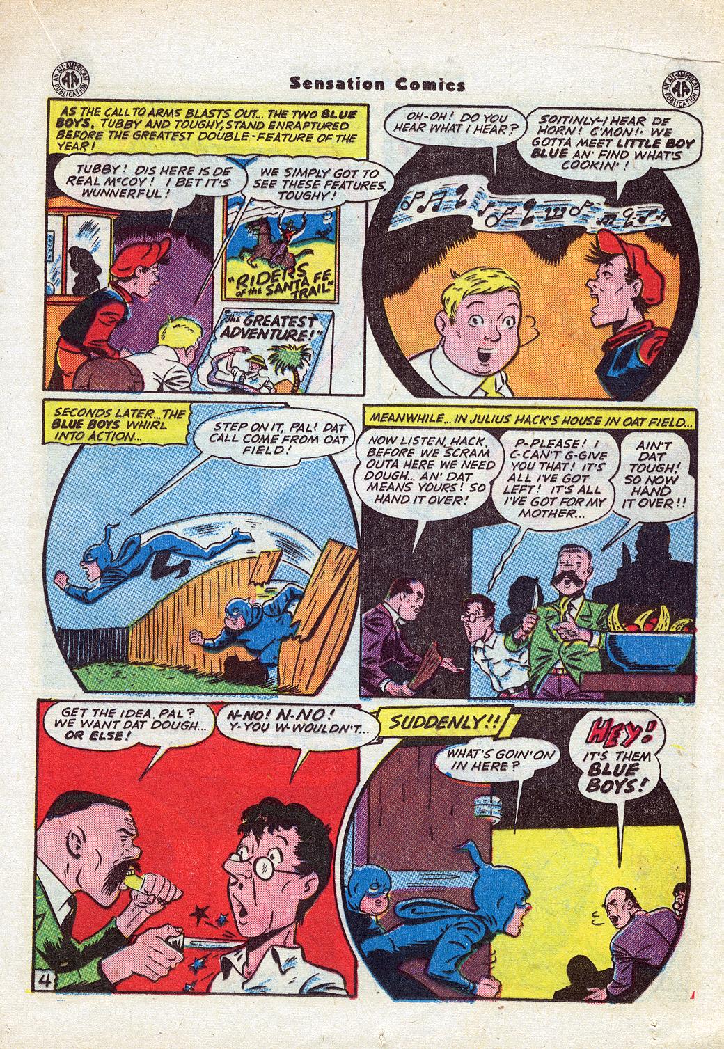 Read online Sensation (Mystery) Comics comic -  Issue #46 - 19