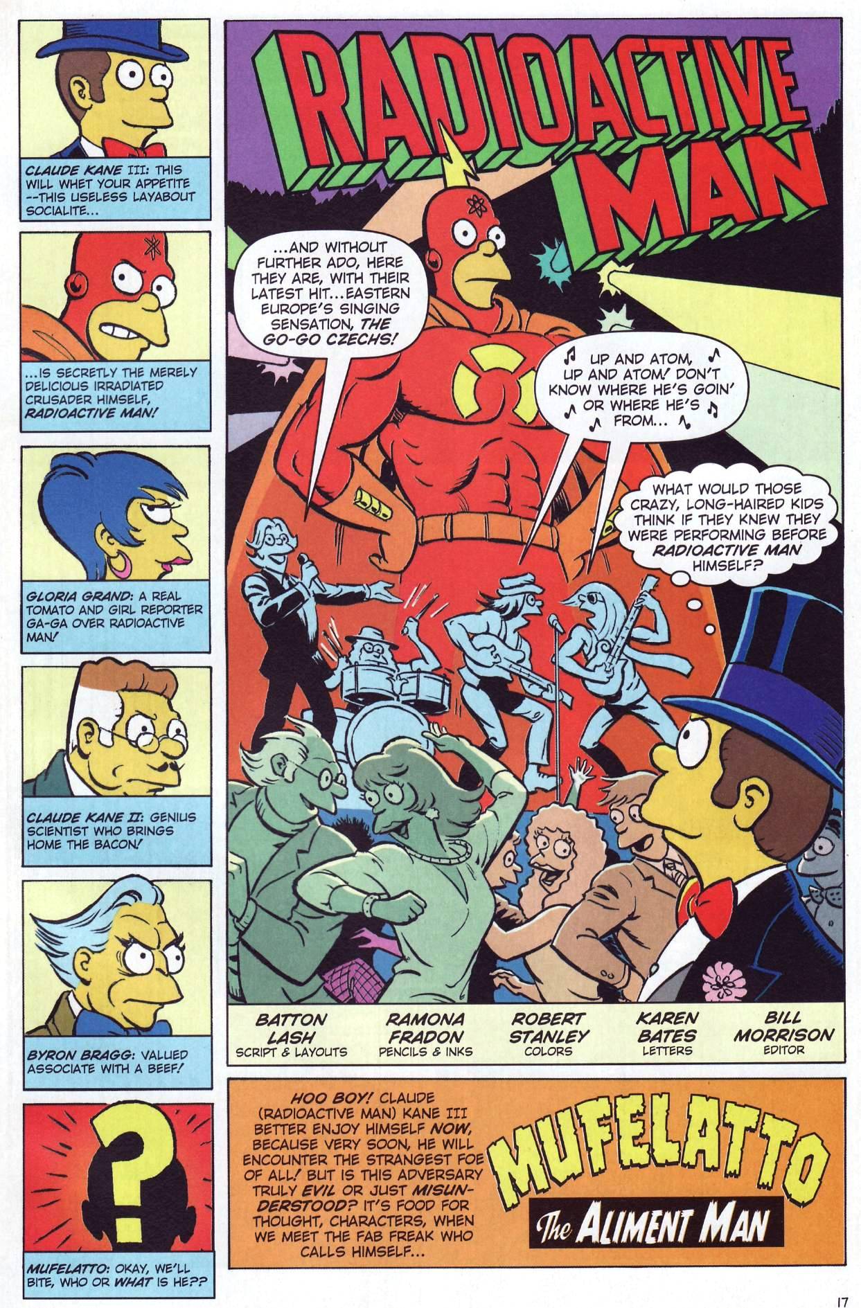 Read online Bongo Comics Presents Simpsons Super Spectacular comic -  Issue #5 - 19