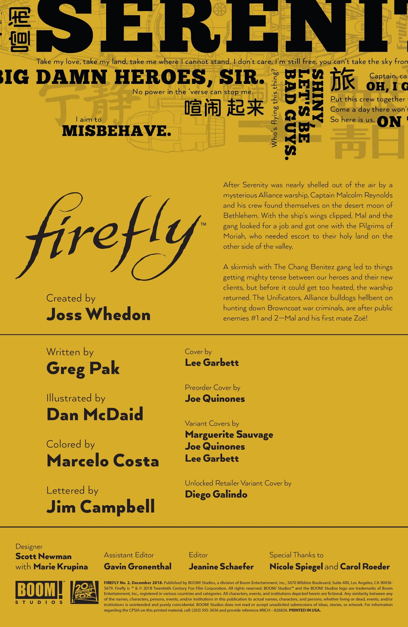 Read online Firefly comic -  Issue #2 - 2
