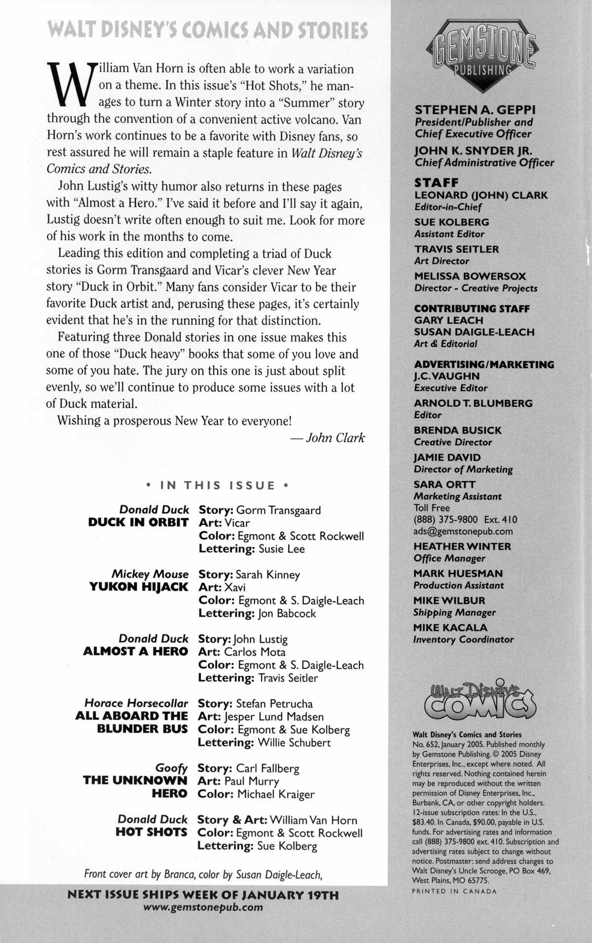 Read online Walt Disney's Comics and Stories comic -  Issue #652 - 2