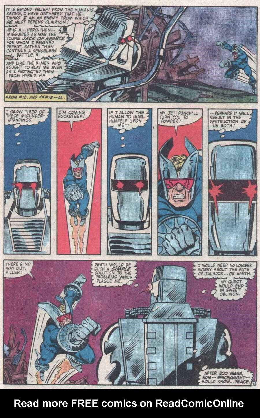 Read online ROM (1979) comic -  Issue #21 - 14