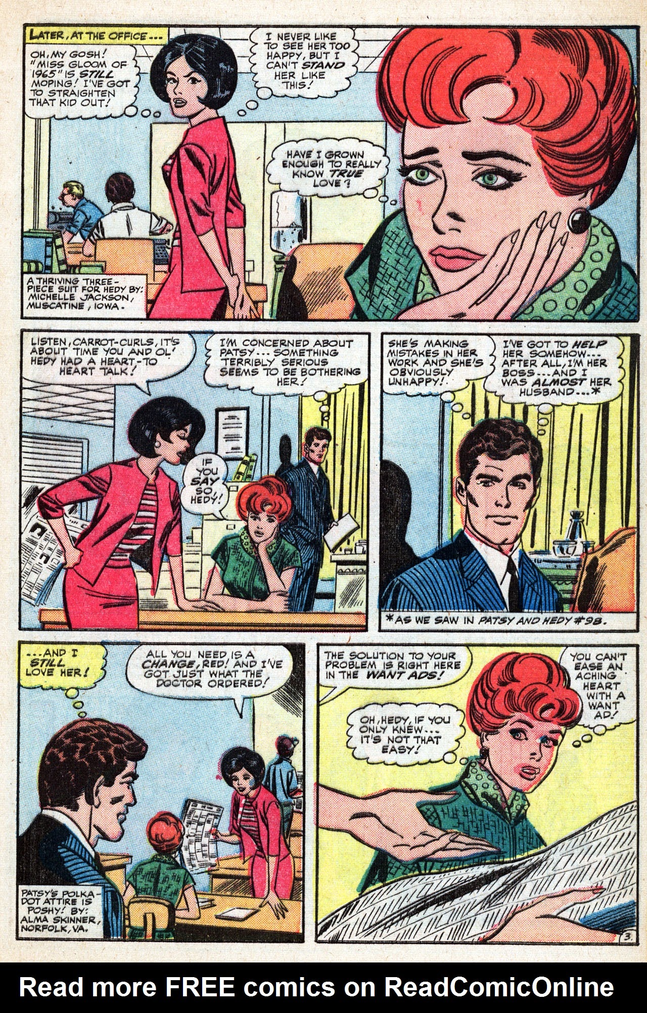 Read online Patsy and Hedy comic -  Issue #100 - 5