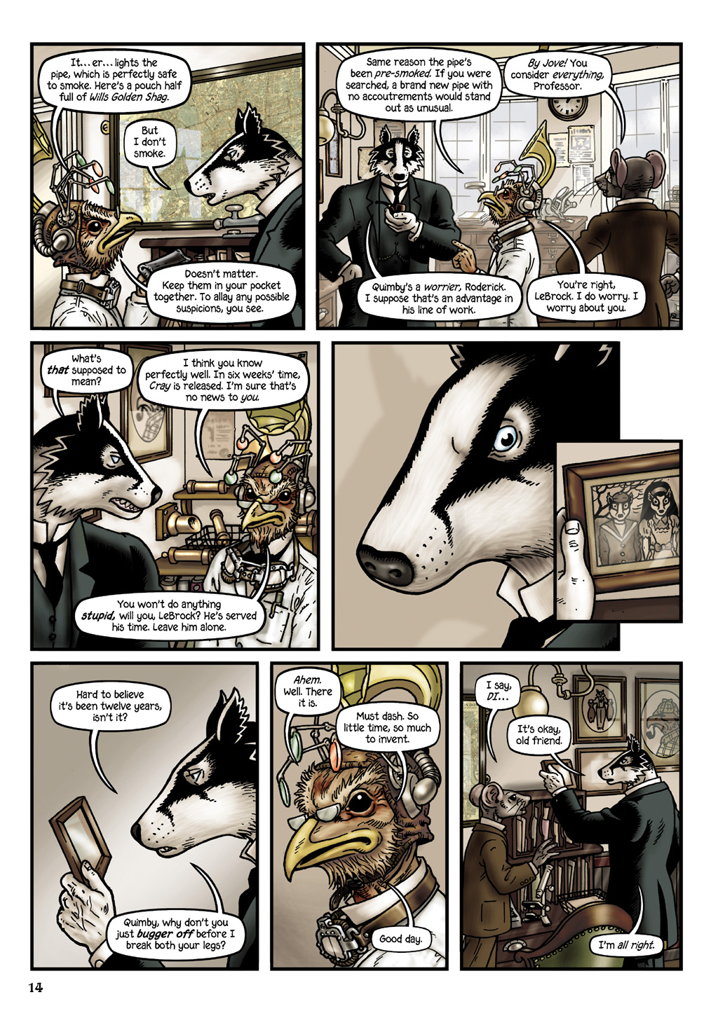 Read online Grandville comic -  Issue # Vol. 3 Bete Noire - 17