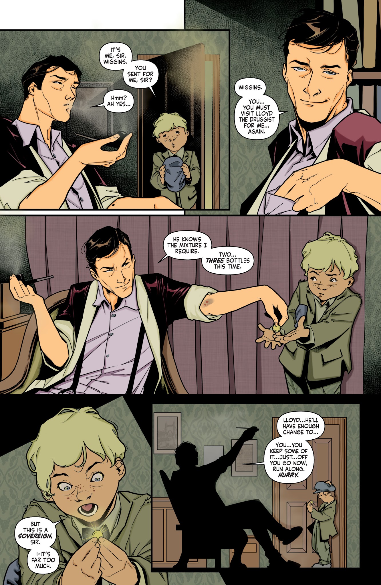 Read online Sherlock Holmes: The Vanishing Man comic -  Issue #1 - 7