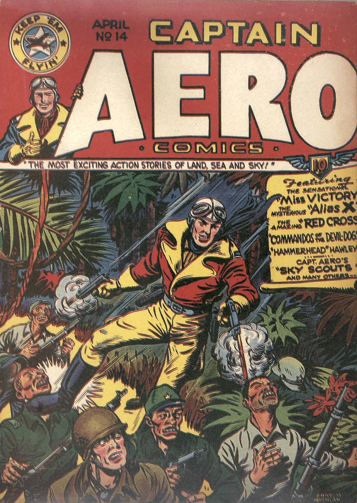 Captain Aero Comics issue 14 - Page 1