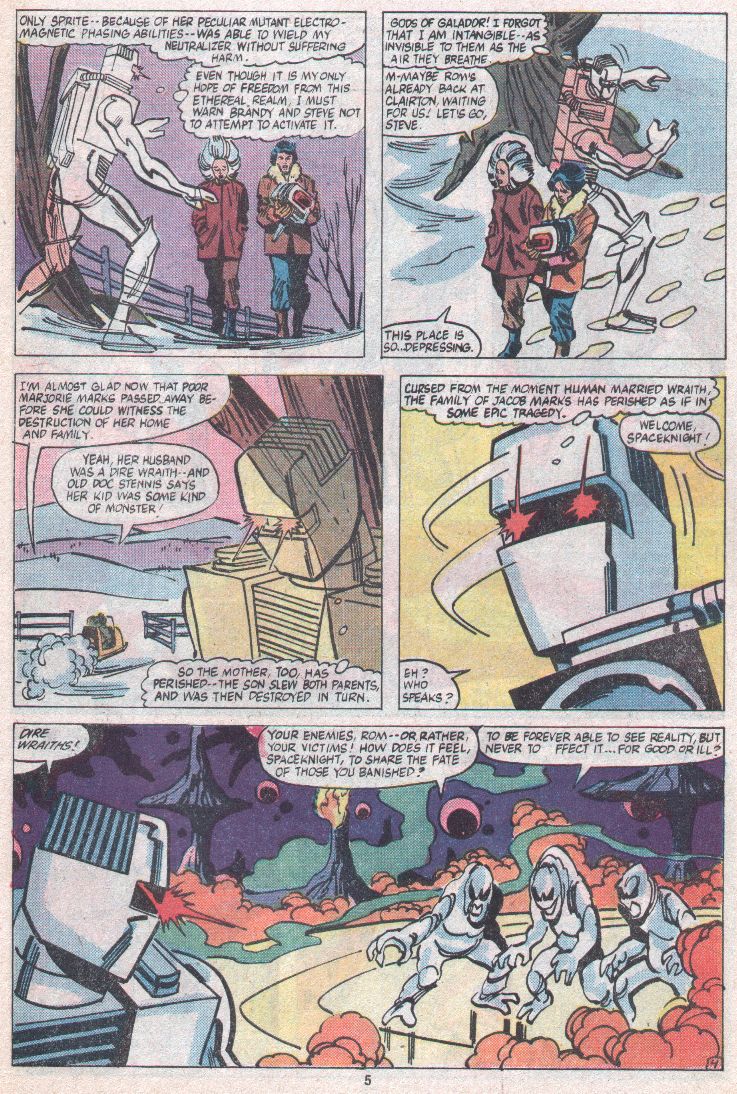 Read online ROM (1979) comic -  Issue #19 - 5