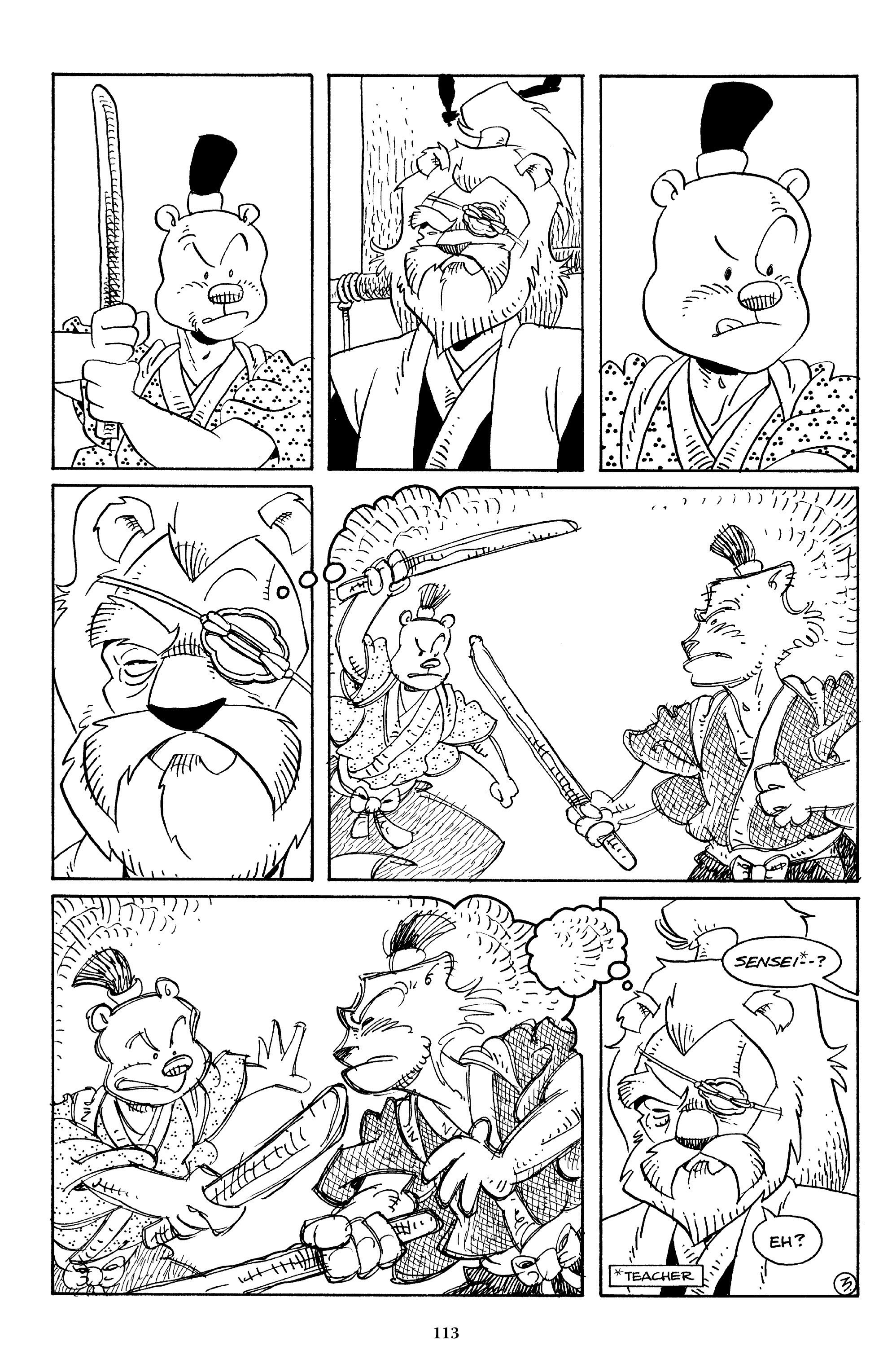 Read online The Usagi Yojimbo Saga comic -  Issue # TPB 4 - 112