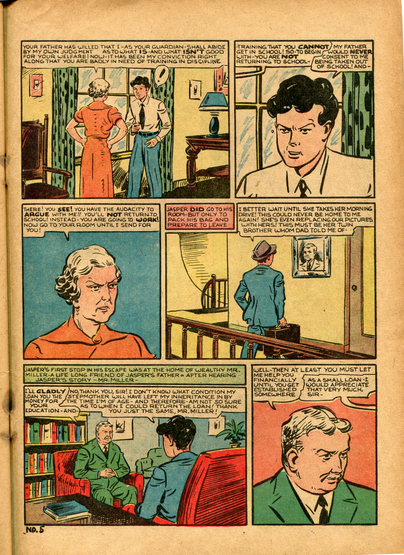 Read online Shadow Comics comic -  Issue #8 - 53