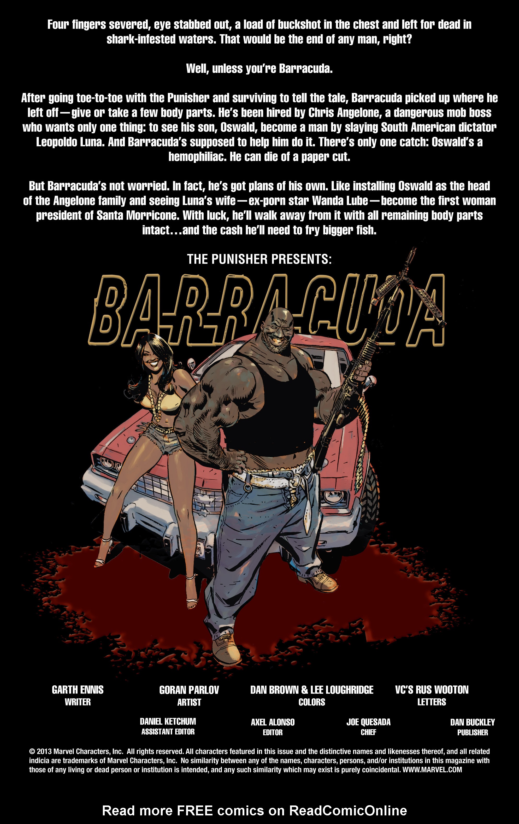Read online Punisher MAX Presents: Barracuda comic -  Issue #5 - 2