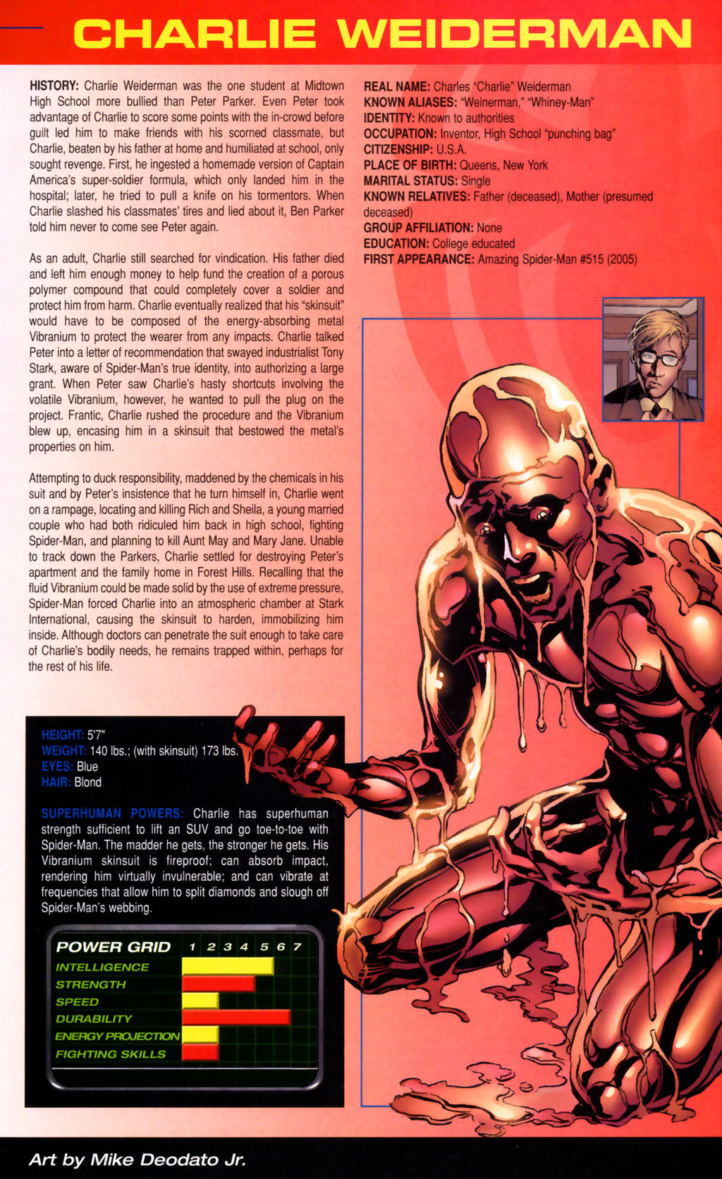 Read online Official Handbook of the Marvel Universe: Spider-Man 2005 comic -  Issue # Full - 49