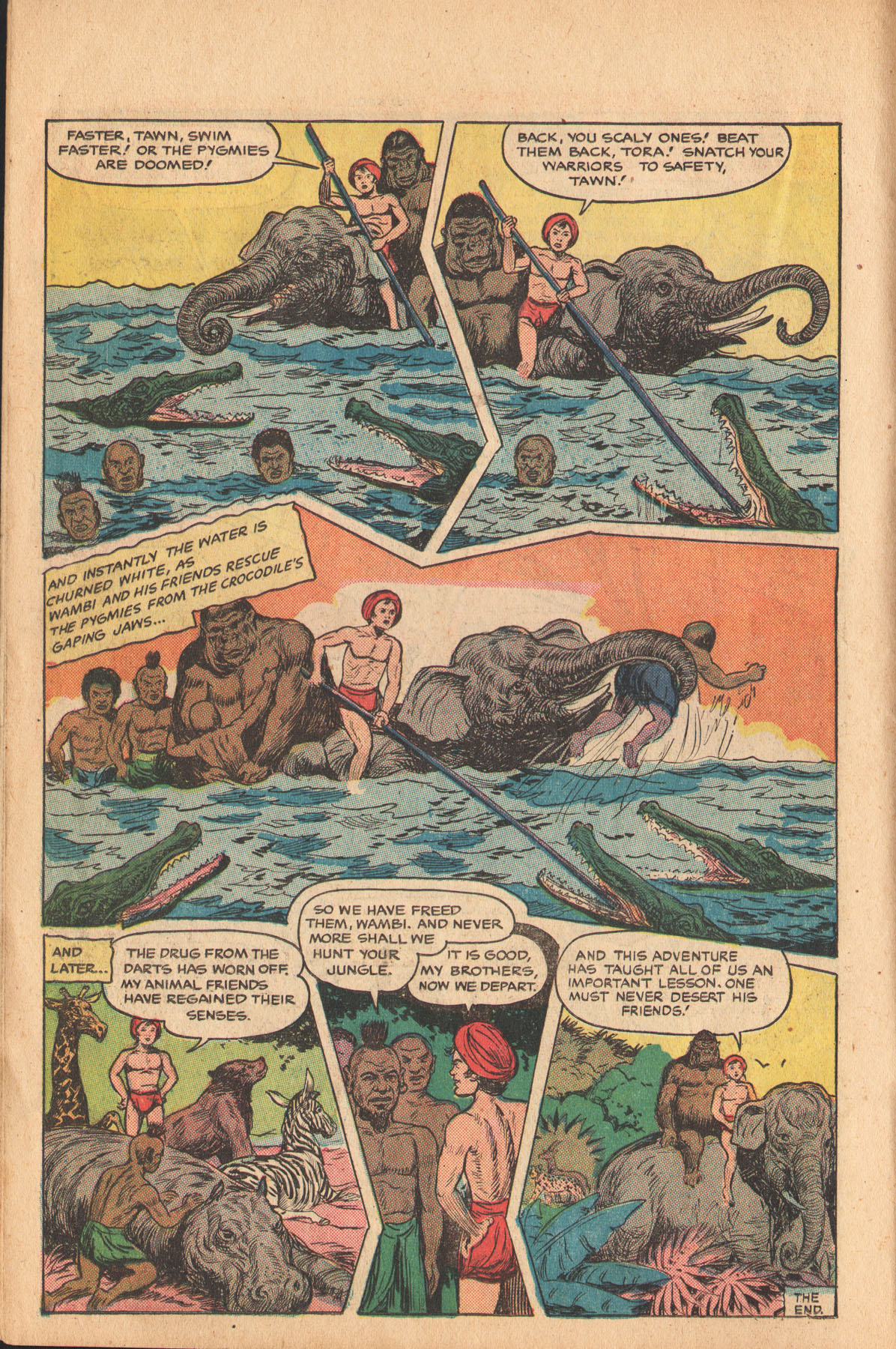 Read online Wambi Jungle Boy comic -  Issue #9 - 14