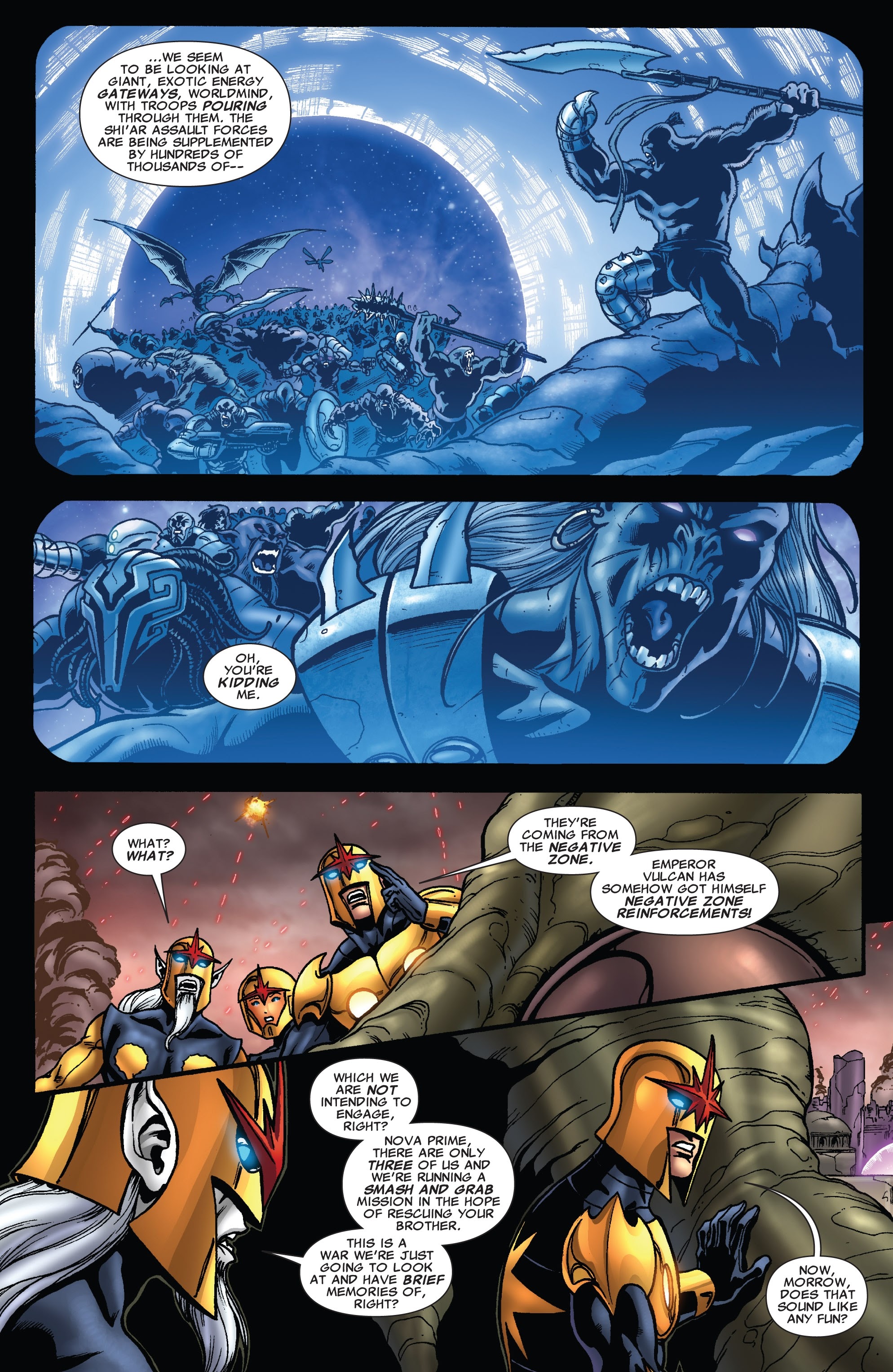Read online Nova (2007) comic -  Issue #27 - 6