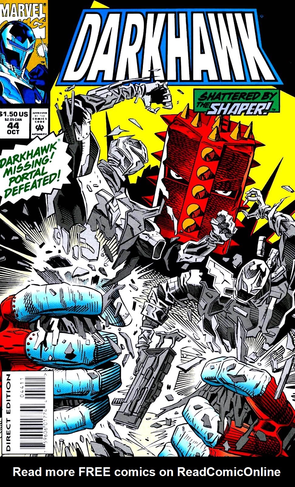 Read online Darkhawk (1991) comic -  Issue #44 - 1