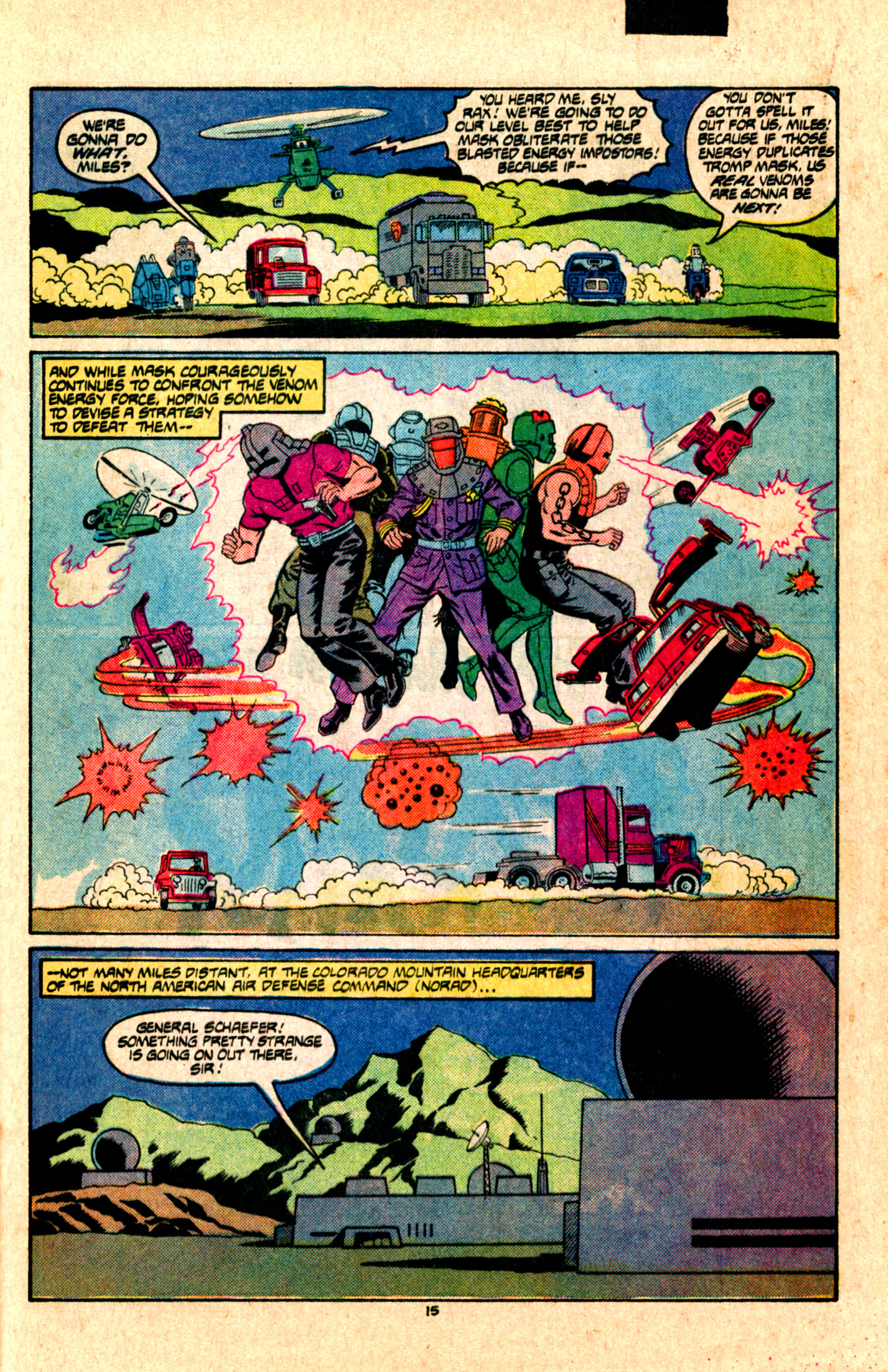 Read online MASK (1987) comic -  Issue #7 - 21