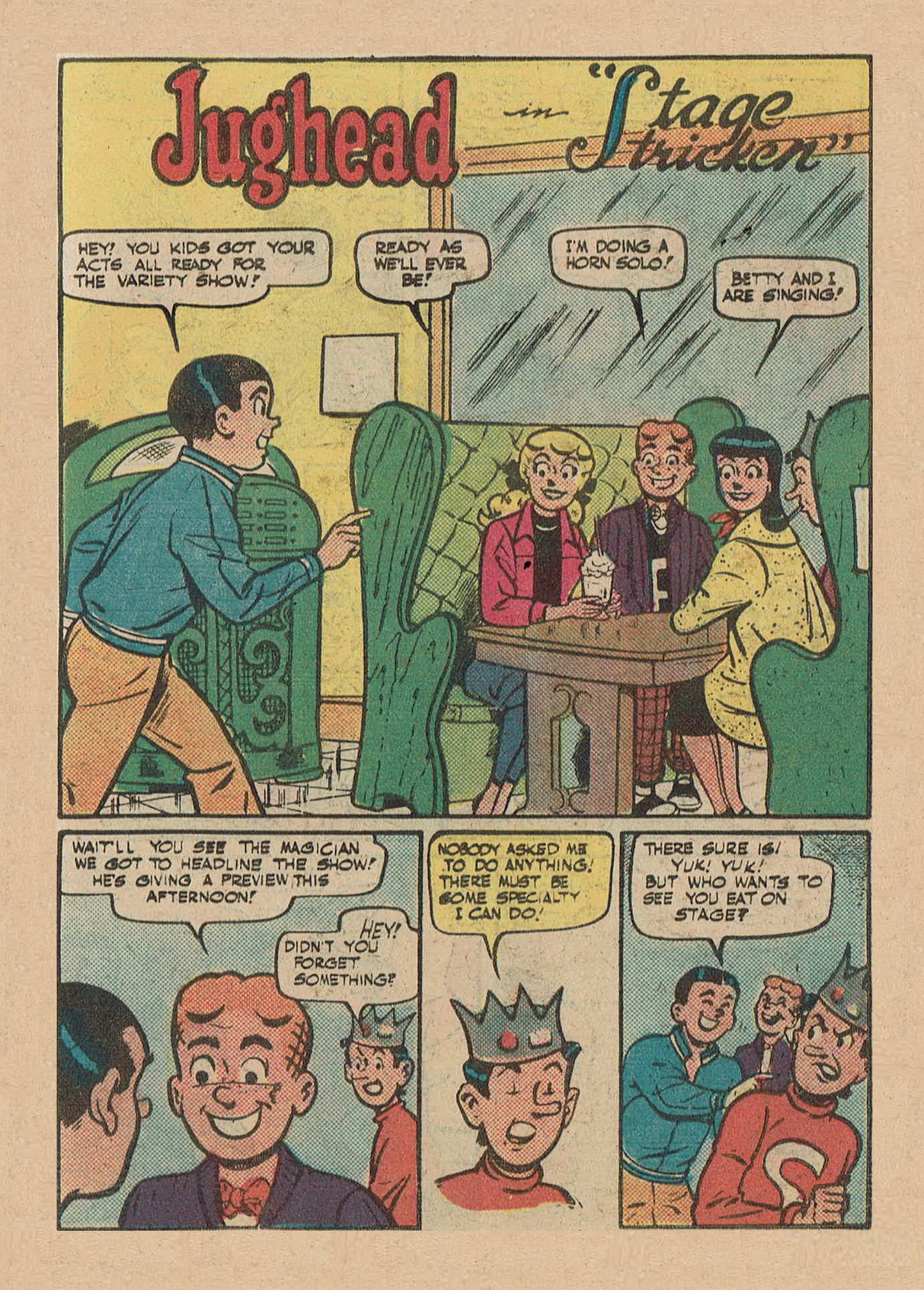 Read online Jughead Jones Comics Digest comic -  Issue #24 - 24