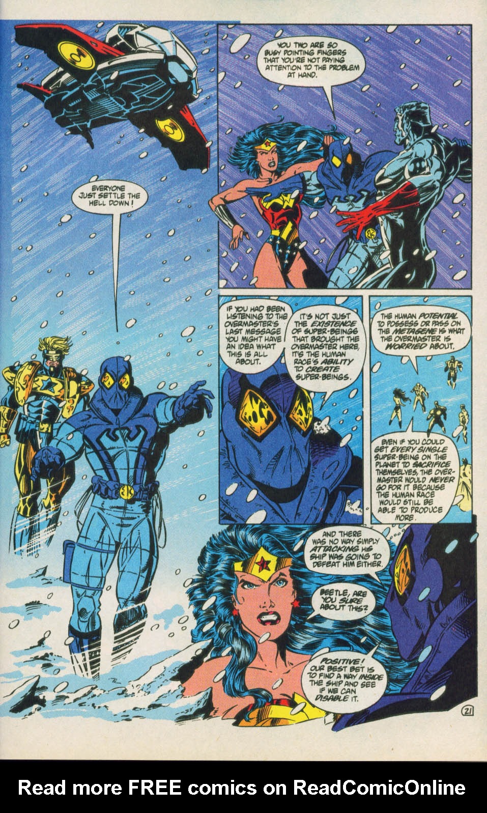 Read online Justice League America comic -  Issue #90 - 22