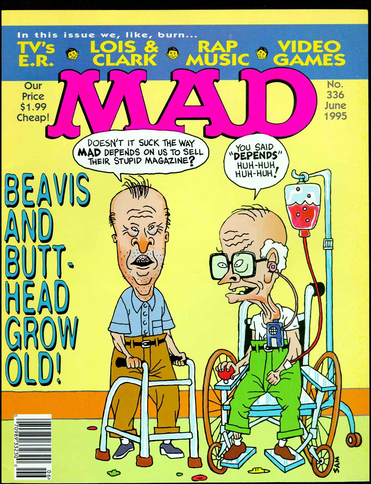 Read online MAD comic -  Issue #336 - 1